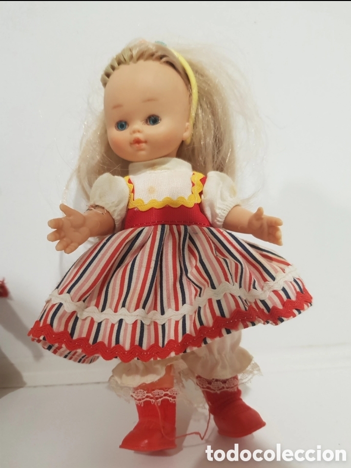 Mu&ntilde;ecas espa&ntilde;olas modernas: Mu&ntilde;eca alina con trajecito - Foto 1