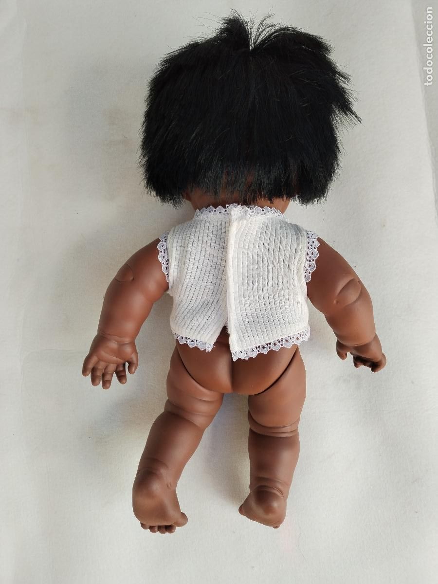 Mu&ntilde;ecas espa&ntilde;olas modernas: Mu&ntilde;eco beb&eacute; negrito Jumaco - c182 - Foto 3