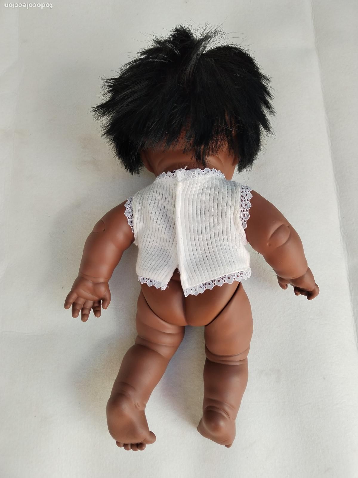Mu&ntilde;ecas espa&ntilde;olas modernas: Mu&ntilde;eco beb&eacute; negrito Jumaco - c182 - Foto 6