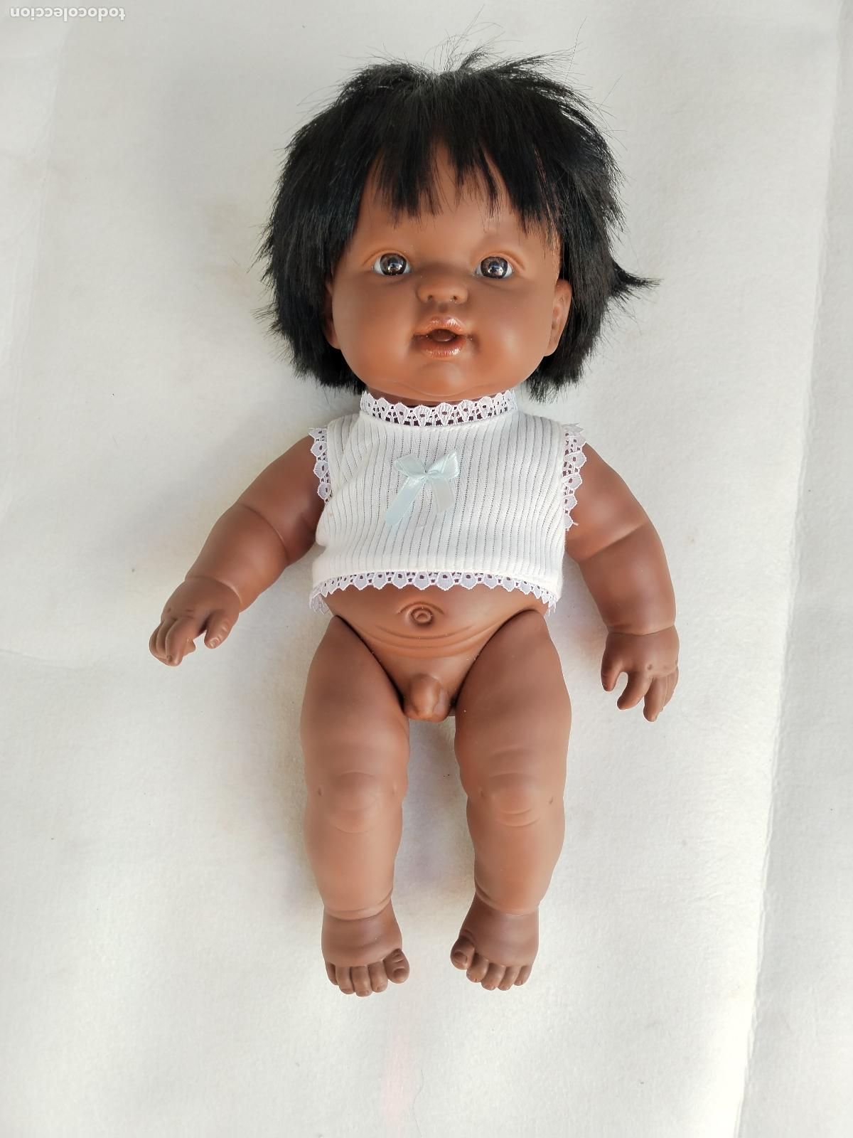 Mu&ntilde;ecas espa&ntilde;olas modernas: Mu&ntilde;eco beb&eacute; negrito Jumaco - c182 - Foto 7