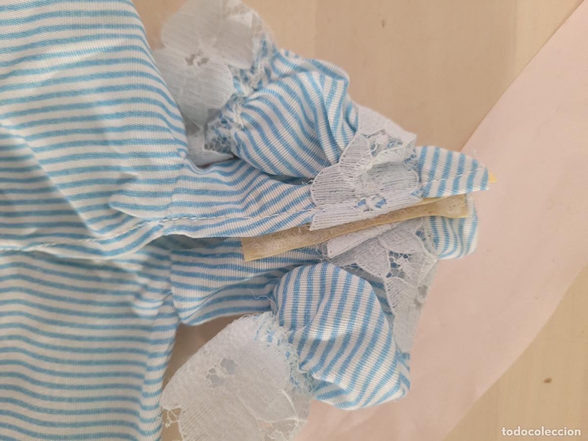 Mu&ntilde;ecas espa&ntilde;olas modernas: conjunto mu&ntilde;eca core de bb cumplea&ntilde;os azul vestido - Foto 3
