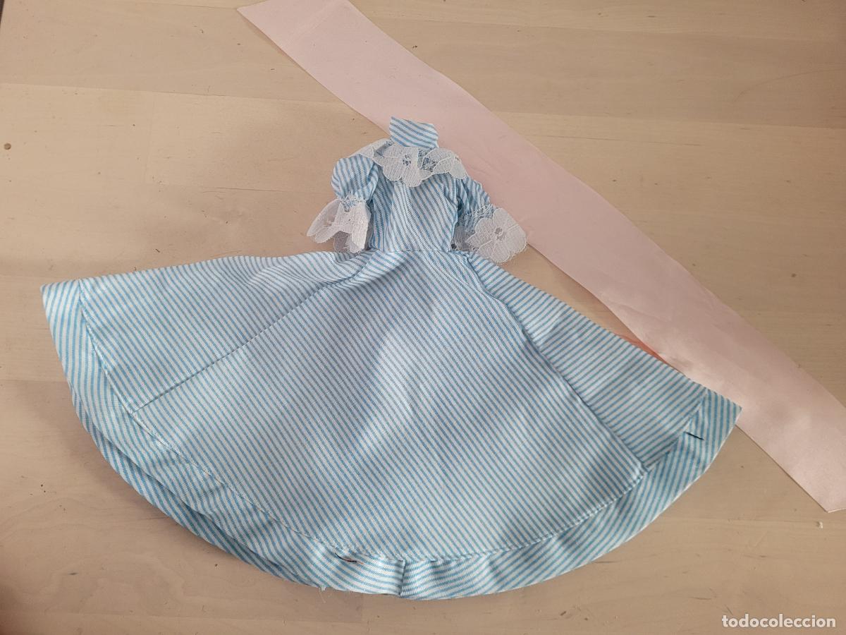 Mu&ntilde;ecas espa&ntilde;olas modernas: conjunto mu&ntilde;eca core de bb cumplea&ntilde;os azul vestido - Foto 1