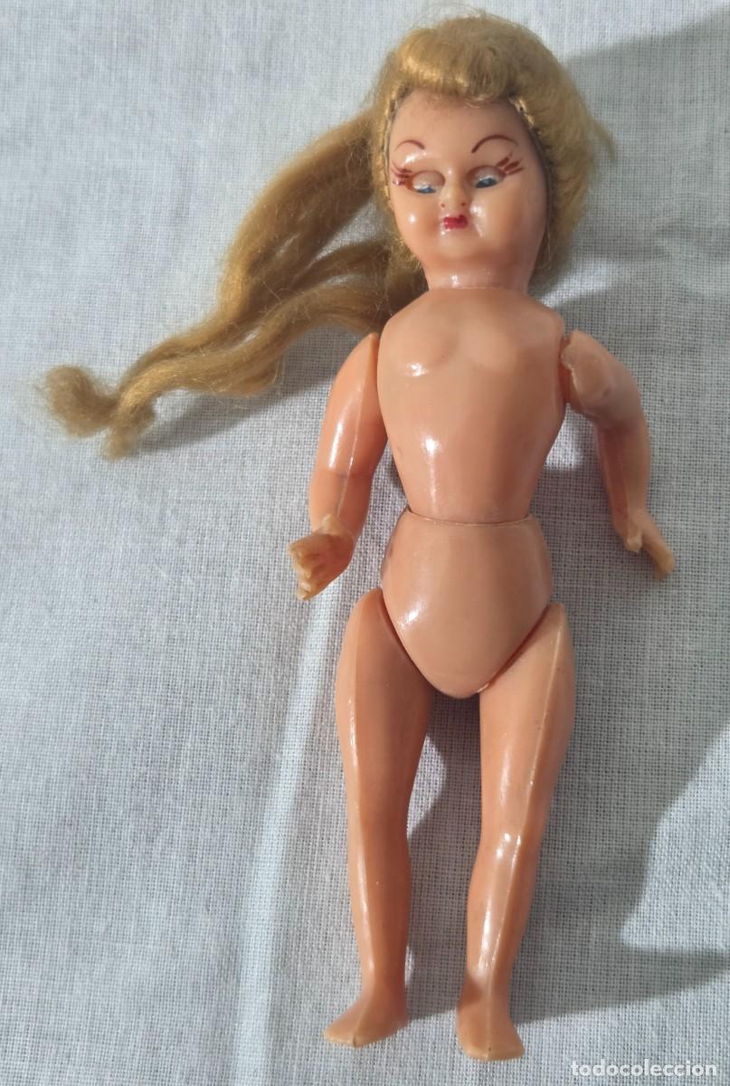 Mu&ntilde;ecas espa&ntilde;olas modernas: Mu&ntilde;eca de celuloide o plastico, ojos basculantes - Foto 3