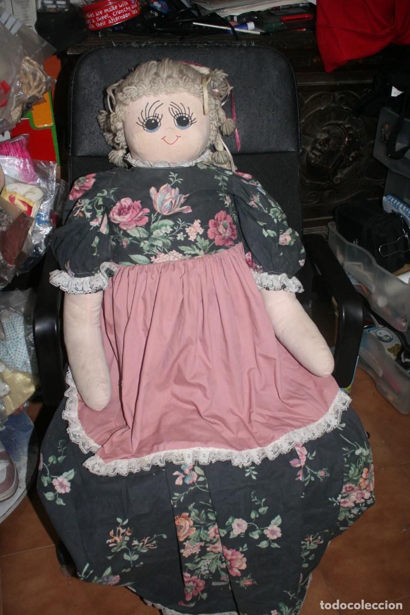 Mu&ntilde;ecas espa&ntilde;olas modernas: enorme mu&ntilde;eca de trapo tipo chochona - Foto 1