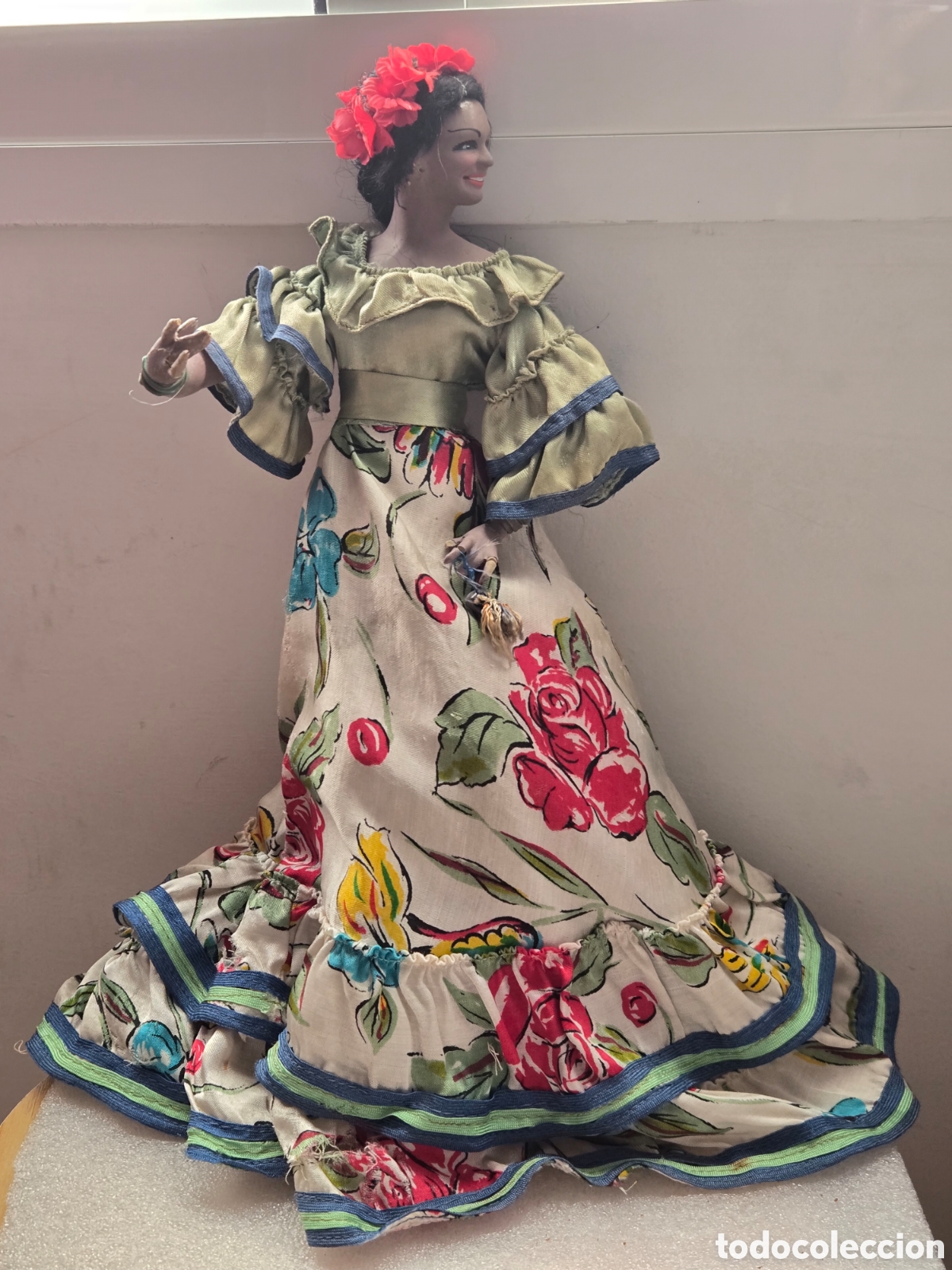 Mu&ntilde;ecas espa&ntilde;olas modernas: Antigua gran mu&ntilde;eca Mar&iacute;n - Foto 1