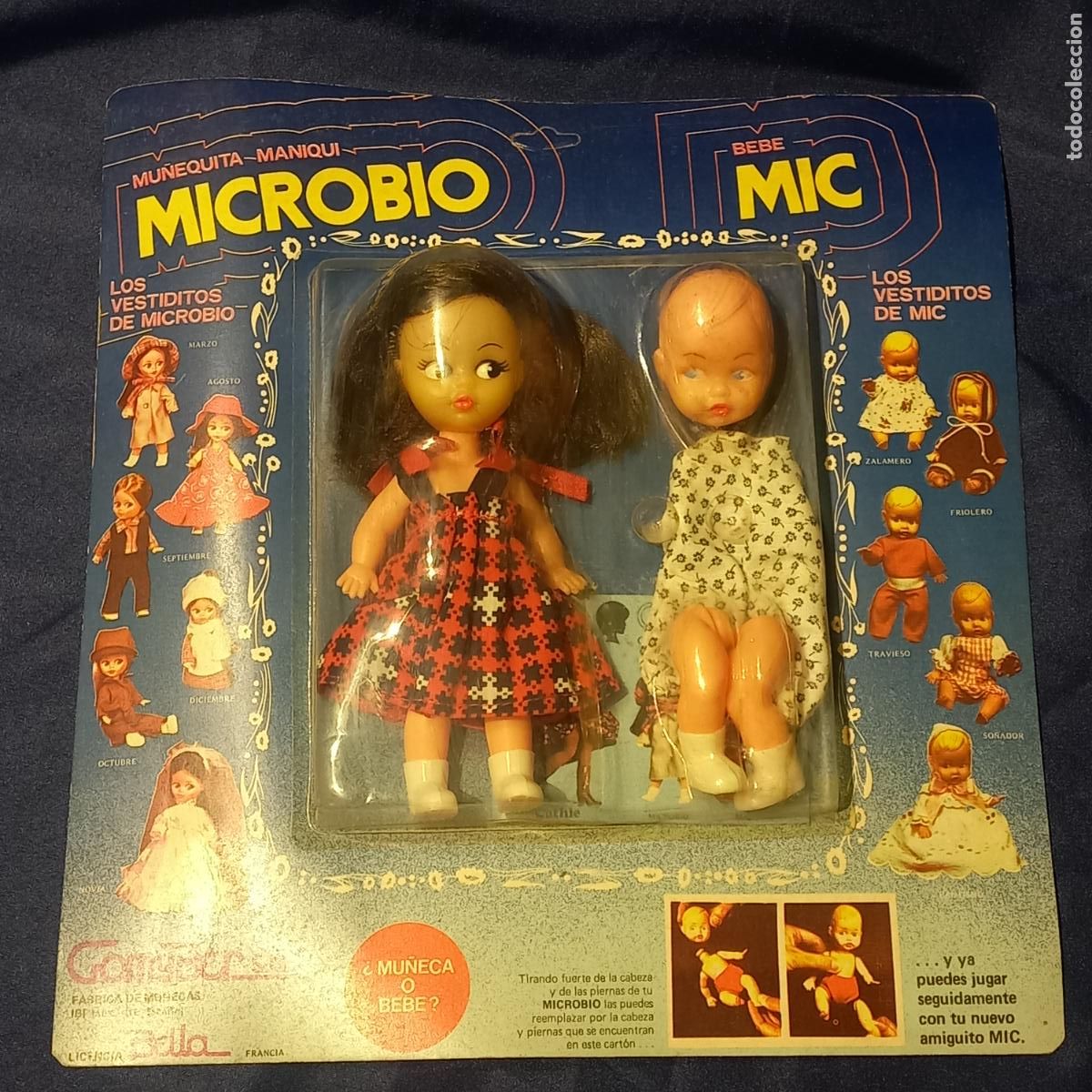 Mu&ntilde;ecas Espa&ntilde;olas Modernas: *** RESERVADO *** mu&ntilde;equita MICROBIO - MIC de COMYBER licencia BELLA - nuevo a estrenar