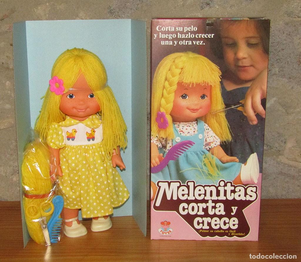 Mu&ntilde;ecas Espa&ntilde;olas Modernas: ANTIGUA MU&Ntilde;ECA MELENITAS CORTA Y CRECE, DE TOYSE - NUEVA Y EN SU CAJA - A&Ntilde;OS 70 - PELO AMARILLO