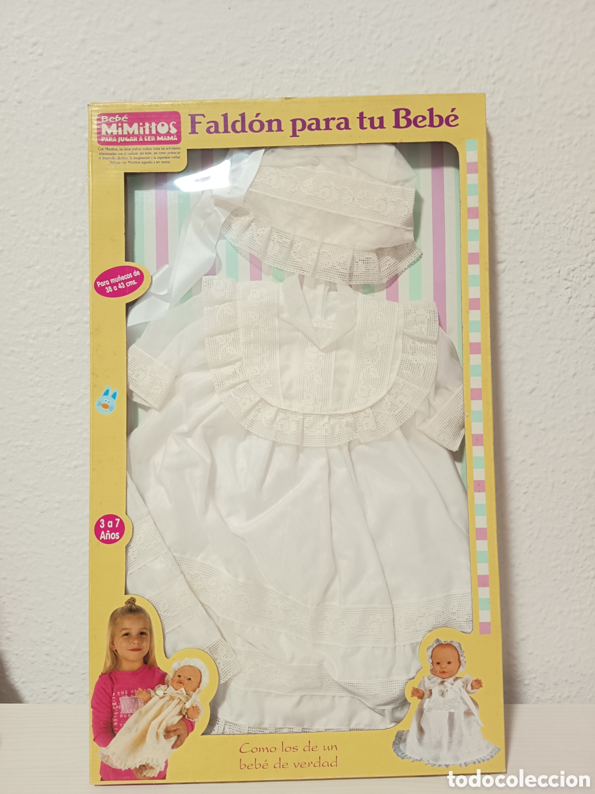 Mu&ntilde;ecas espa&ntilde;olas modernas: Vestido bautizo de mu&ntilde;ecas - Foto 2