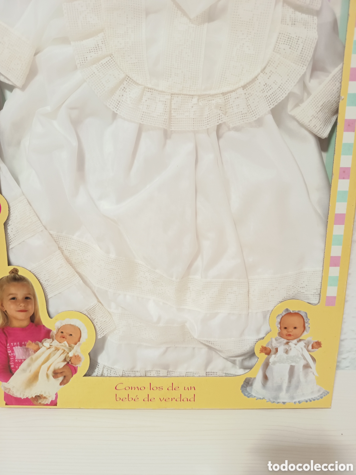 Mu&ntilde;ecas espa&ntilde;olas modernas: Vestido bautizo de mu&ntilde;ecas - Foto 3