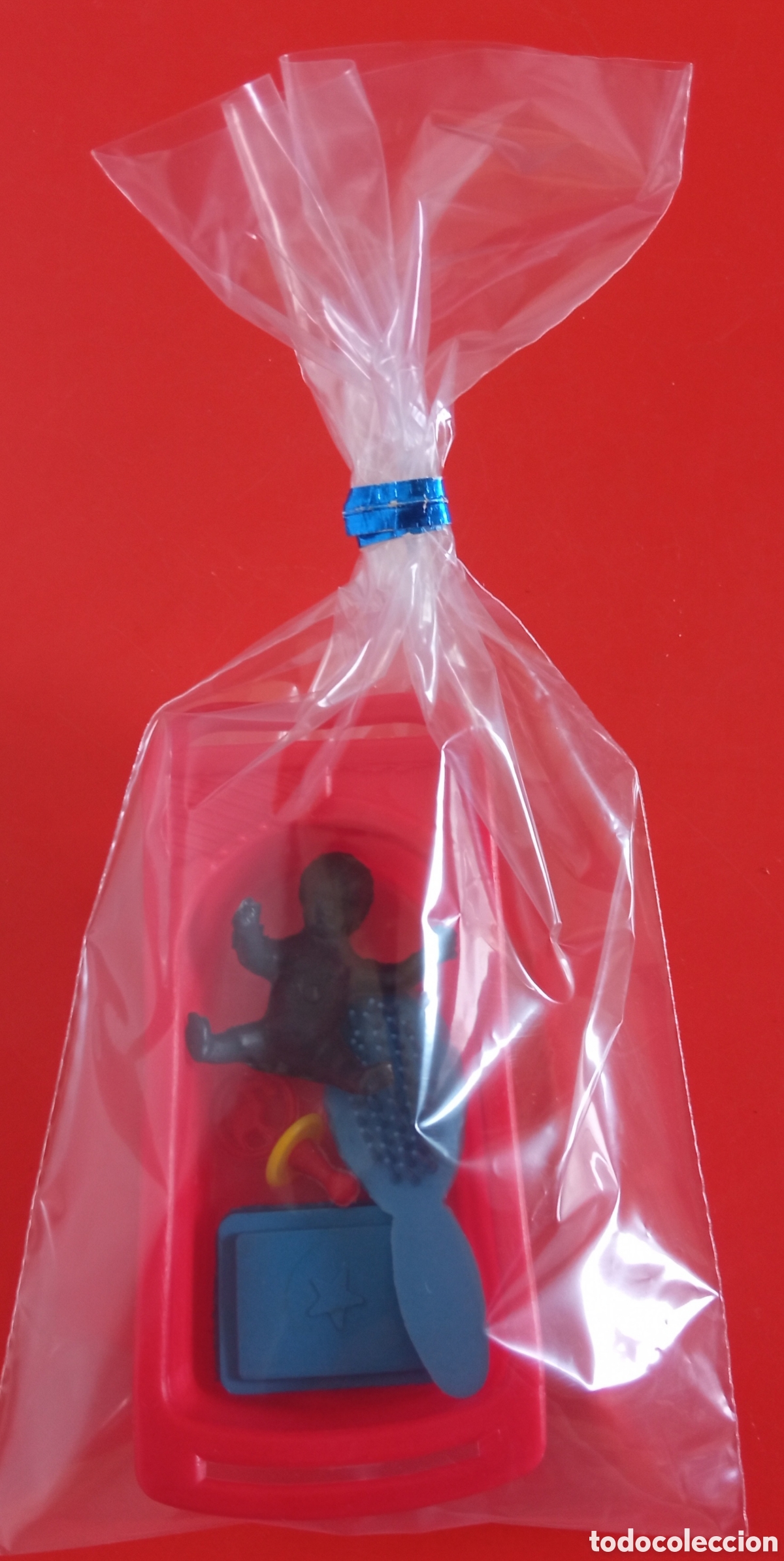 Mu&ntilde;ecas Espa&ntilde;olas Modernas: MINI BA&Ntilde;ERA CON MU&Ntilde;ECO Y ACCESORIOS.JUGUETES MEZQUITA 60'S.NUEVO.