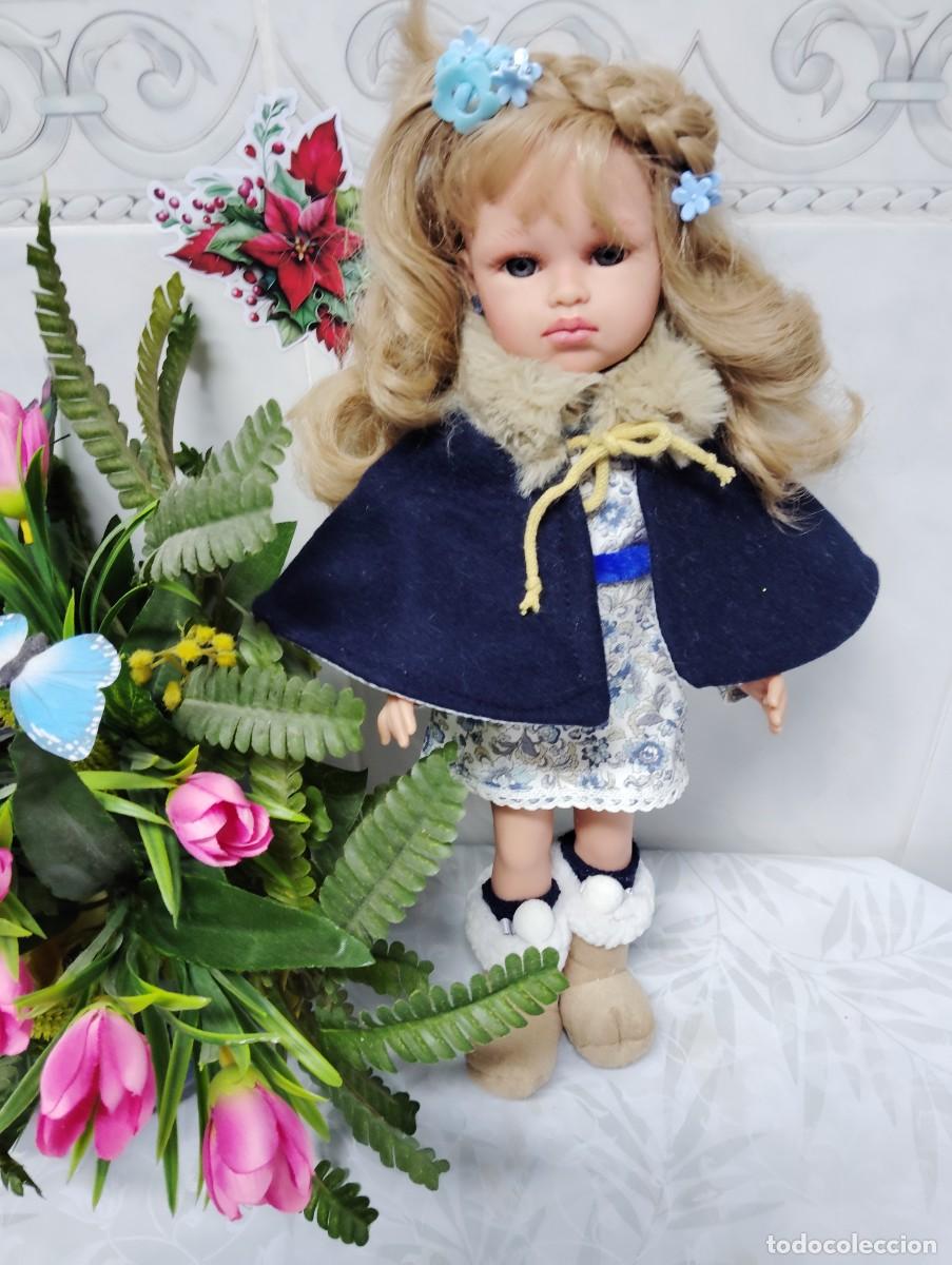 Mu&ntilde;ecas Espa&ntilde;olas Modernas: MU&Ntilde;ECA TIPO PAOLA REINA 39 CM. ENTERA VINILO. ORIGINAL. NUEVA. PRECIOSA. NAVIDAD. COMUNI&Oacute;N.