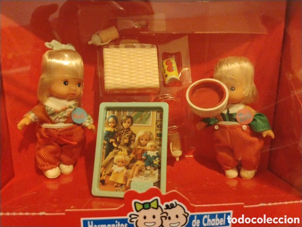 Mu&ntilde;ecas Espa&ntilde;olas Modernas: Set vintage de Los hermanitos de Chabel &mdash; Feber