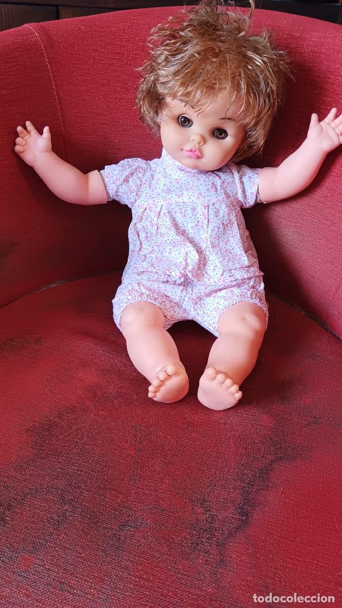 Mu&ntilde;ecas Espa&ntilde;olas Modernas: GRACIOSO MU&Ntilde;ECO DE MAJBER. 1979. MODELO BEBE SIN PITO PARA SONIDO. NO PVC