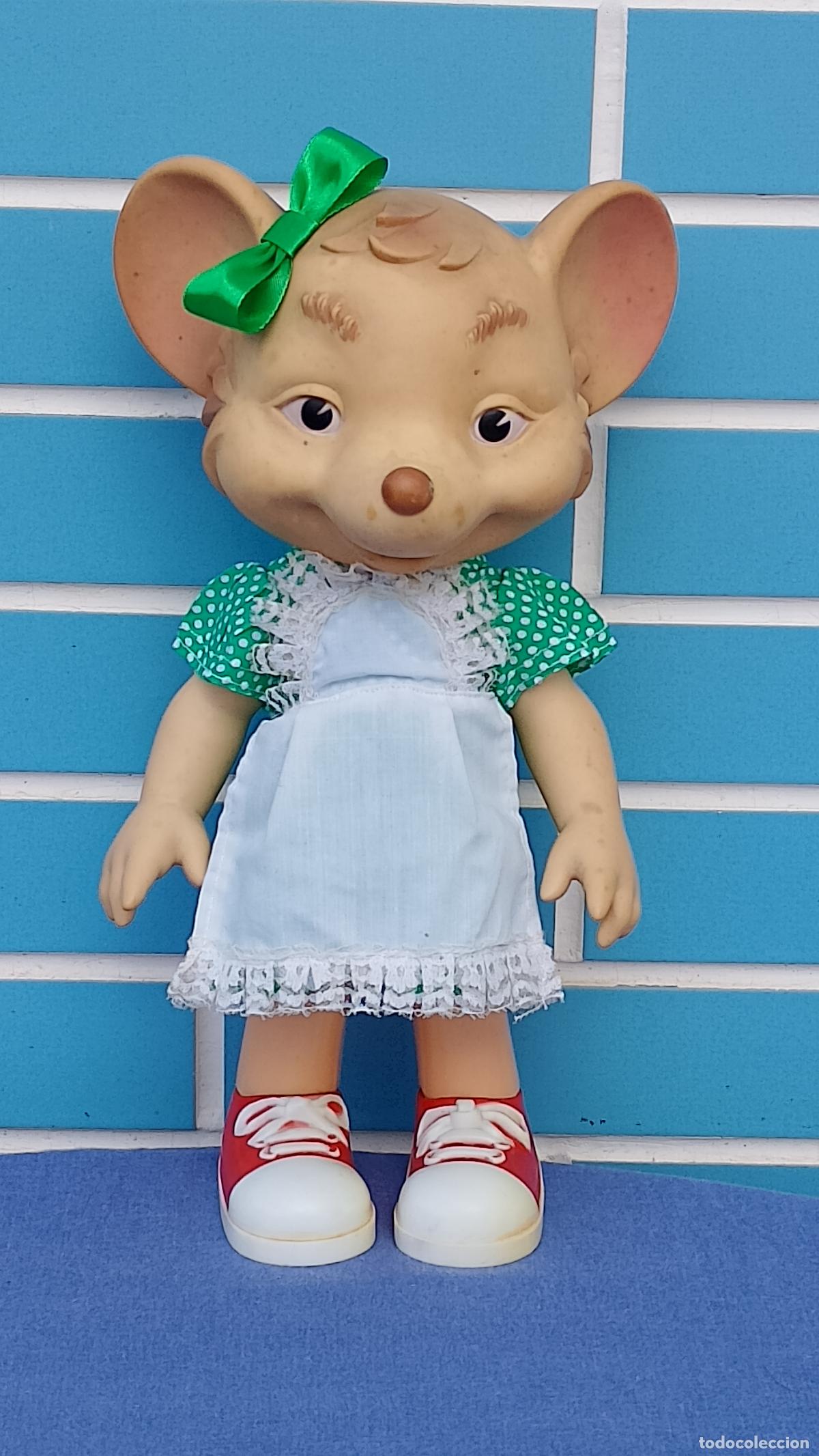 Mu&ntilde;ecas Espa&ntilde;olas Modernas: Antigua mu&ntilde;eca Ratona de Vicma Serie Animales, especial coleccionistas