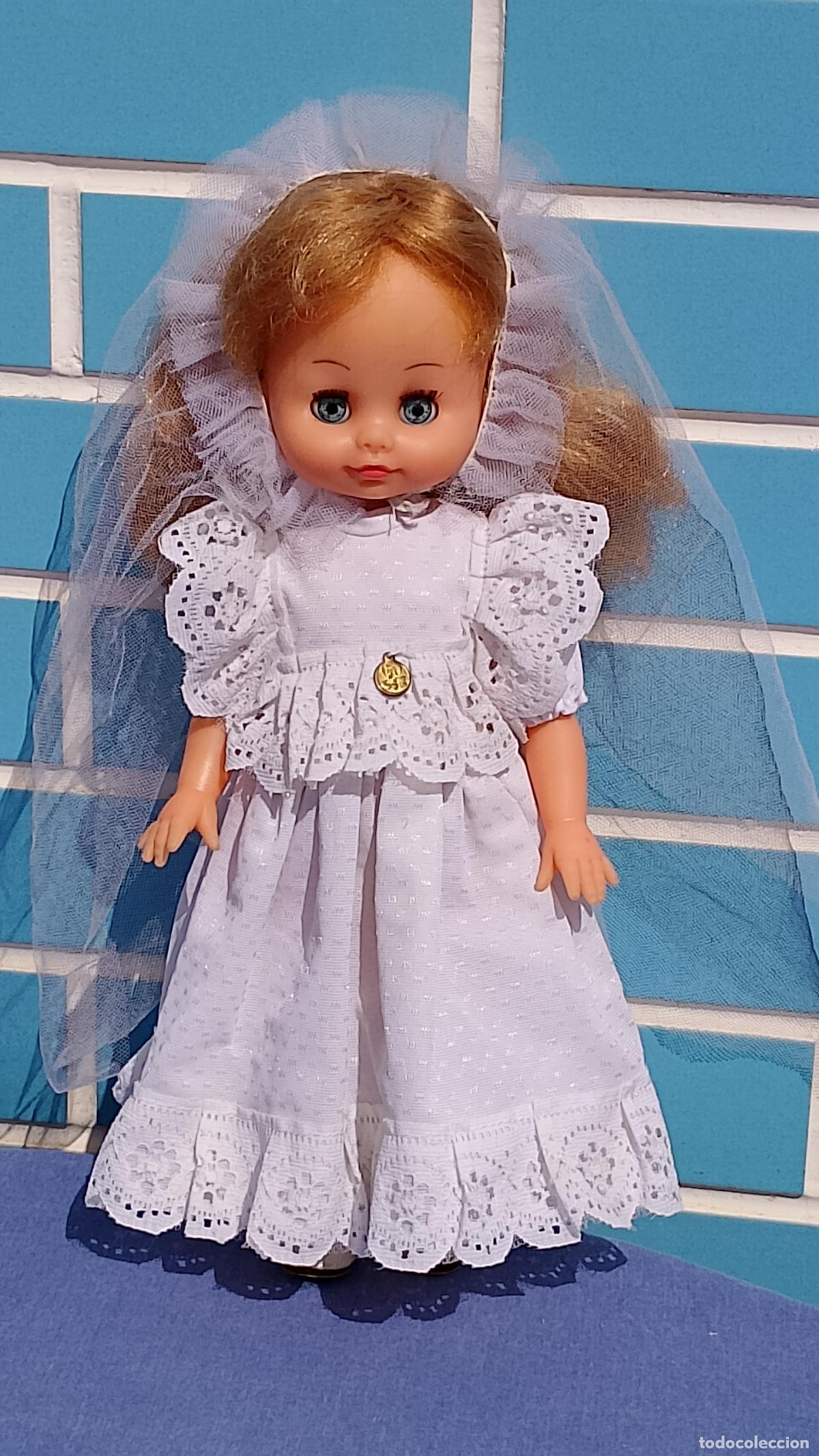 Mu&ntilde;ecas Espa&ntilde;olas Modernas: Antigua mu&ntilde;eca Marian de Durpe de comuni&oacute;n a&ntilde;os 70