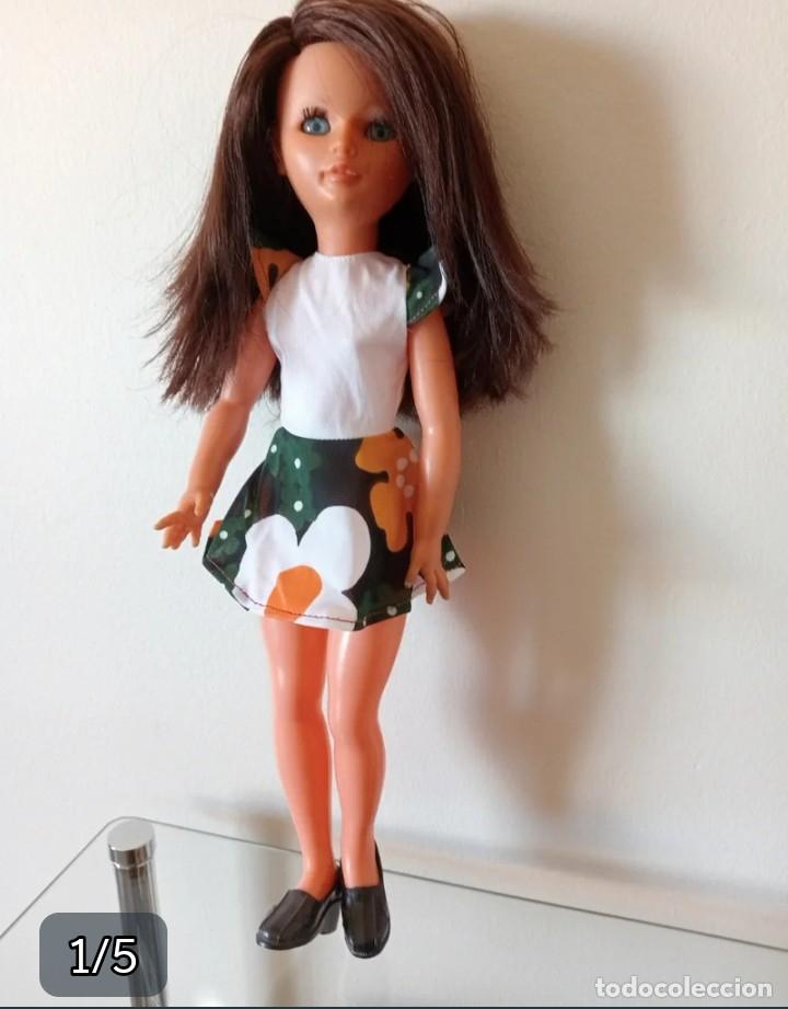 Mu&ntilde;ecas Espa&ntilde;olas Modernas: mu&ntilde;eca fanny de vicma con el conjunto iberflora