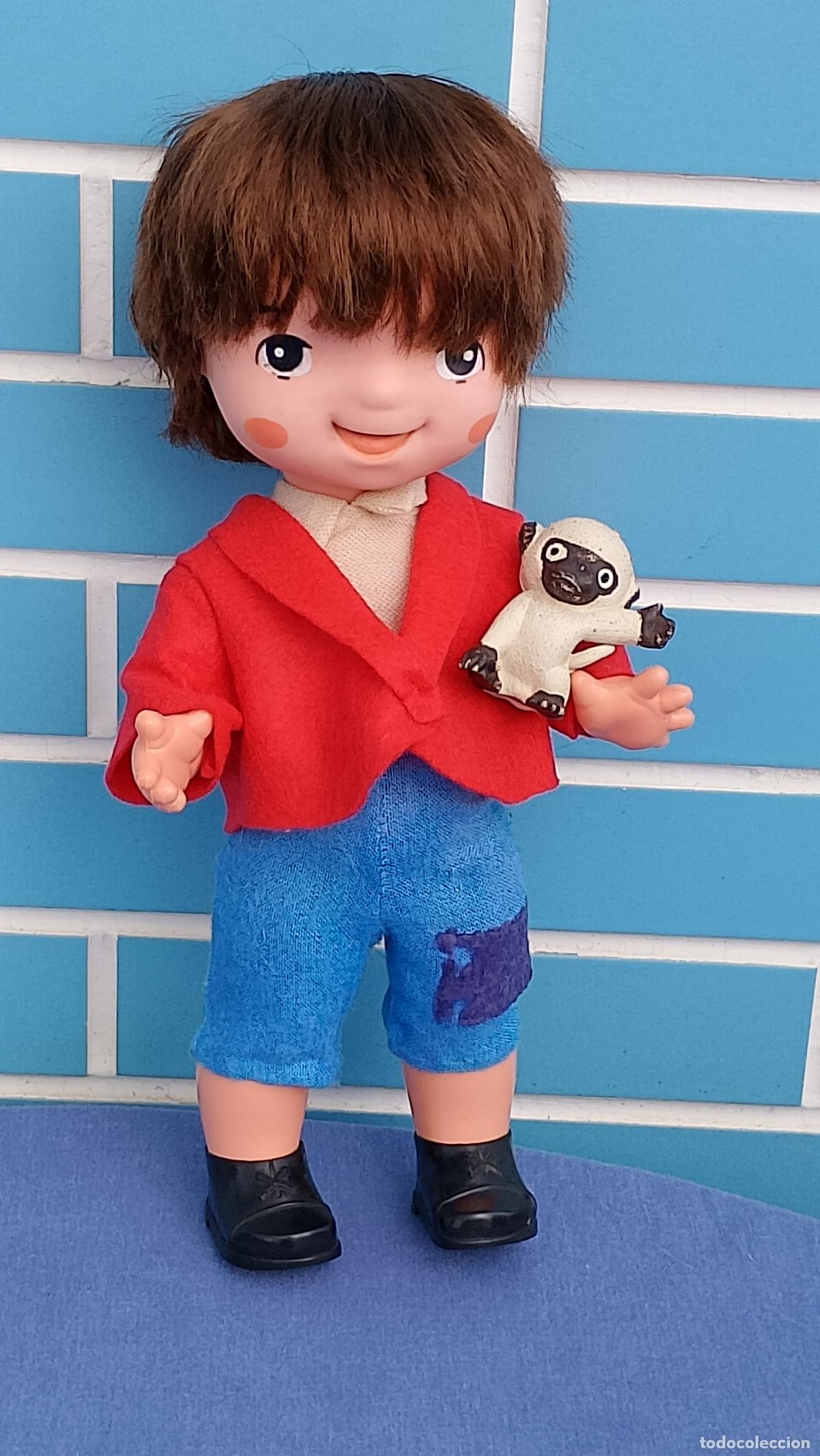 Mu&ntilde;ecas Espa&ntilde;olas Modernas: Mu&ntilde;eco antiguo Marco de Toyse y mono Amedio, de los Apeninos a los Andes