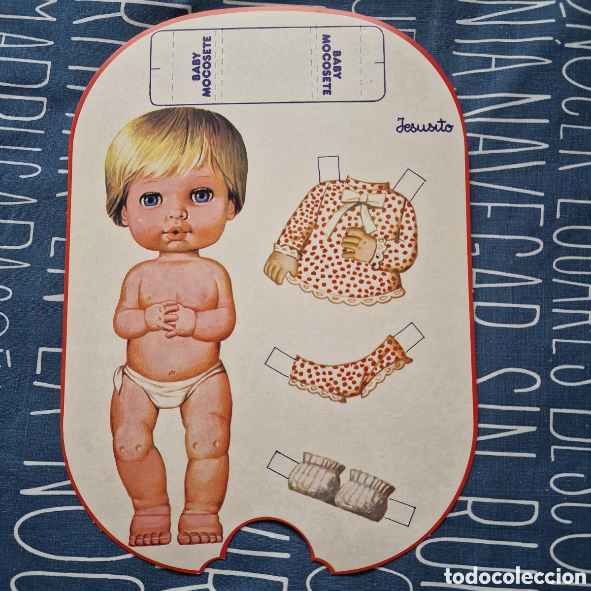 Mu&ntilde;ecas espa&ntilde;olas modernas: Baby Mocosete recortable - Foto 1