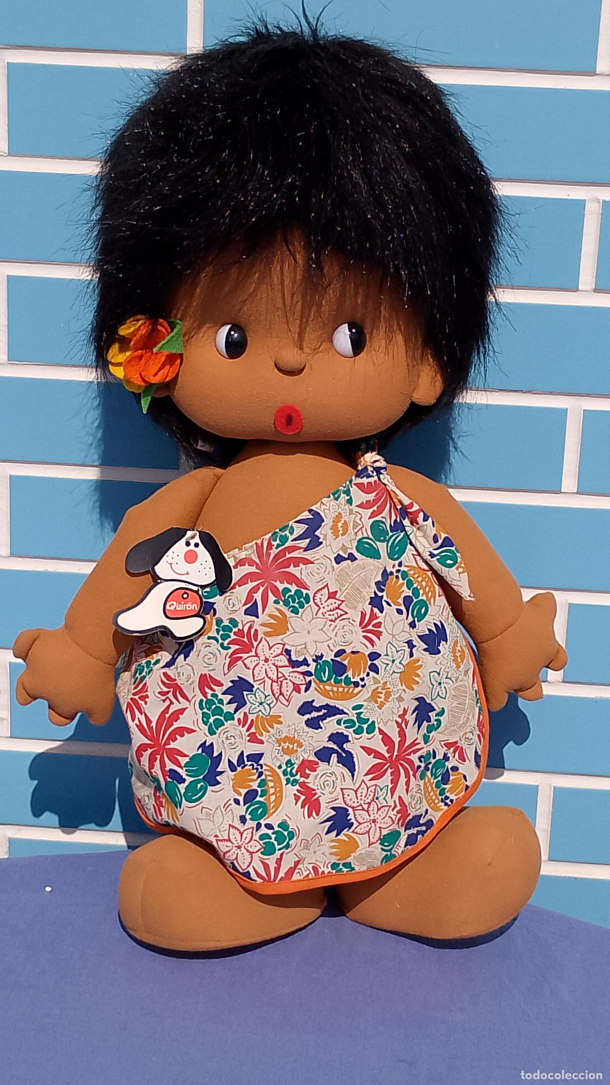 Mu&ntilde;ecas Espa&ntilde;olas Modernas: Antigua mu&ntilde;eca gigante Hawaiana de Quir&oacute;n