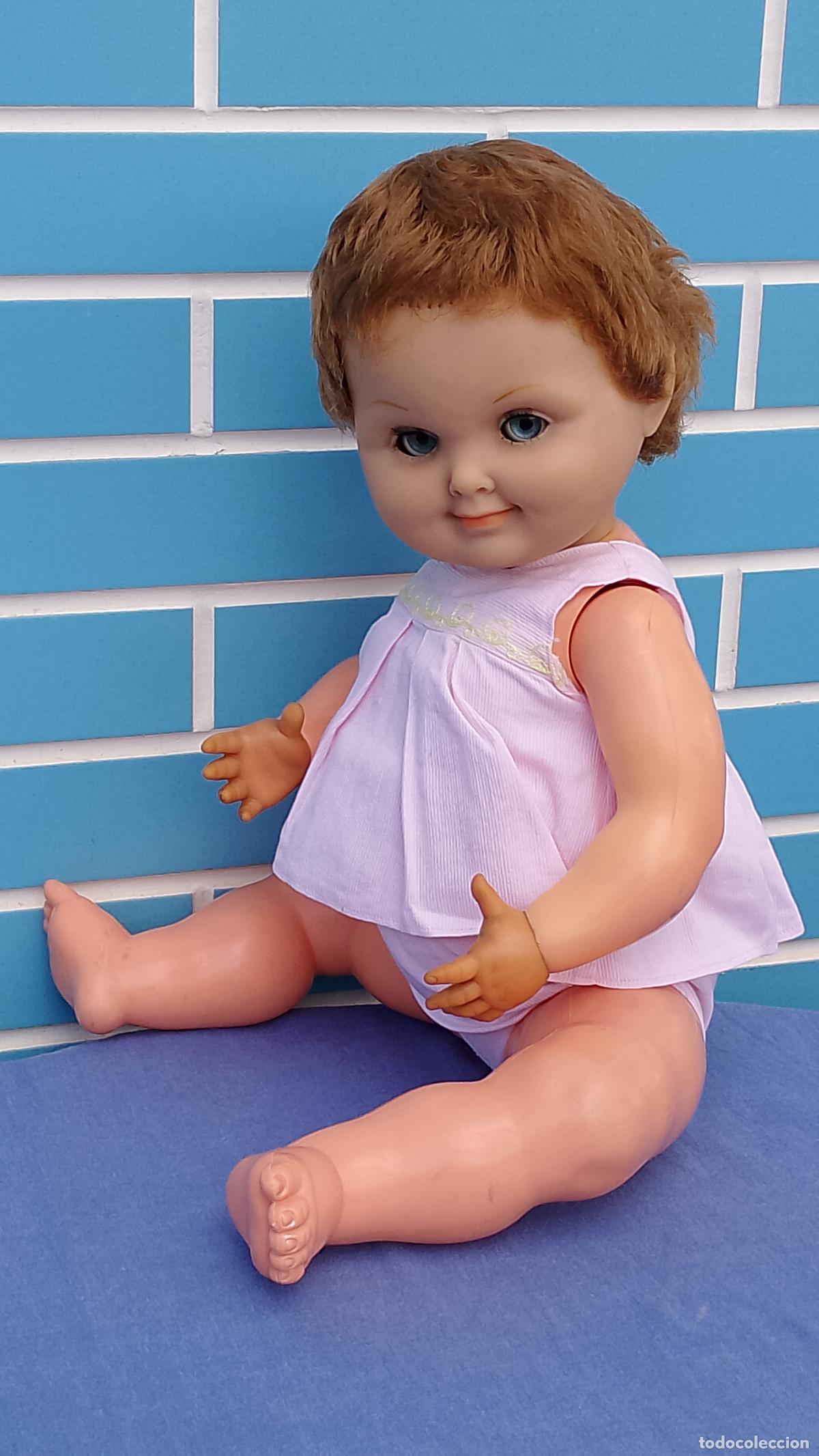 Mu&ntilde;ecas Espa&ntilde;olas Modernas: Antiguo mu&ntilde;eco beb&eacute; Daniel de Novo Gama de 56 cm de los a&ntilde;os 60