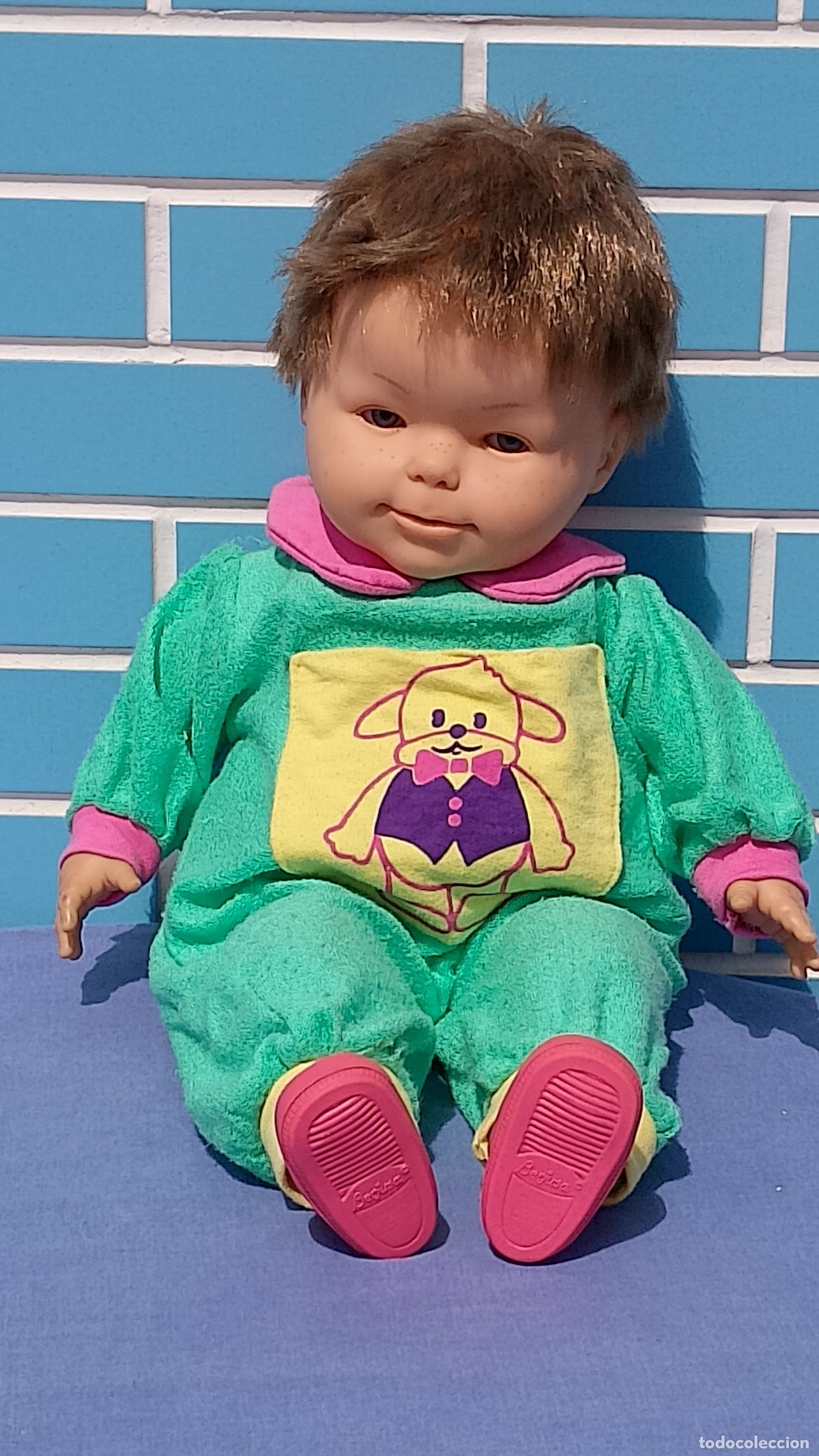 Mu&ntilde;ecas Espa&ntilde;olas Modernas: Antiguo mu&ntilde;eco beb&eacute; Baby Golosete pecoso de Berjusa