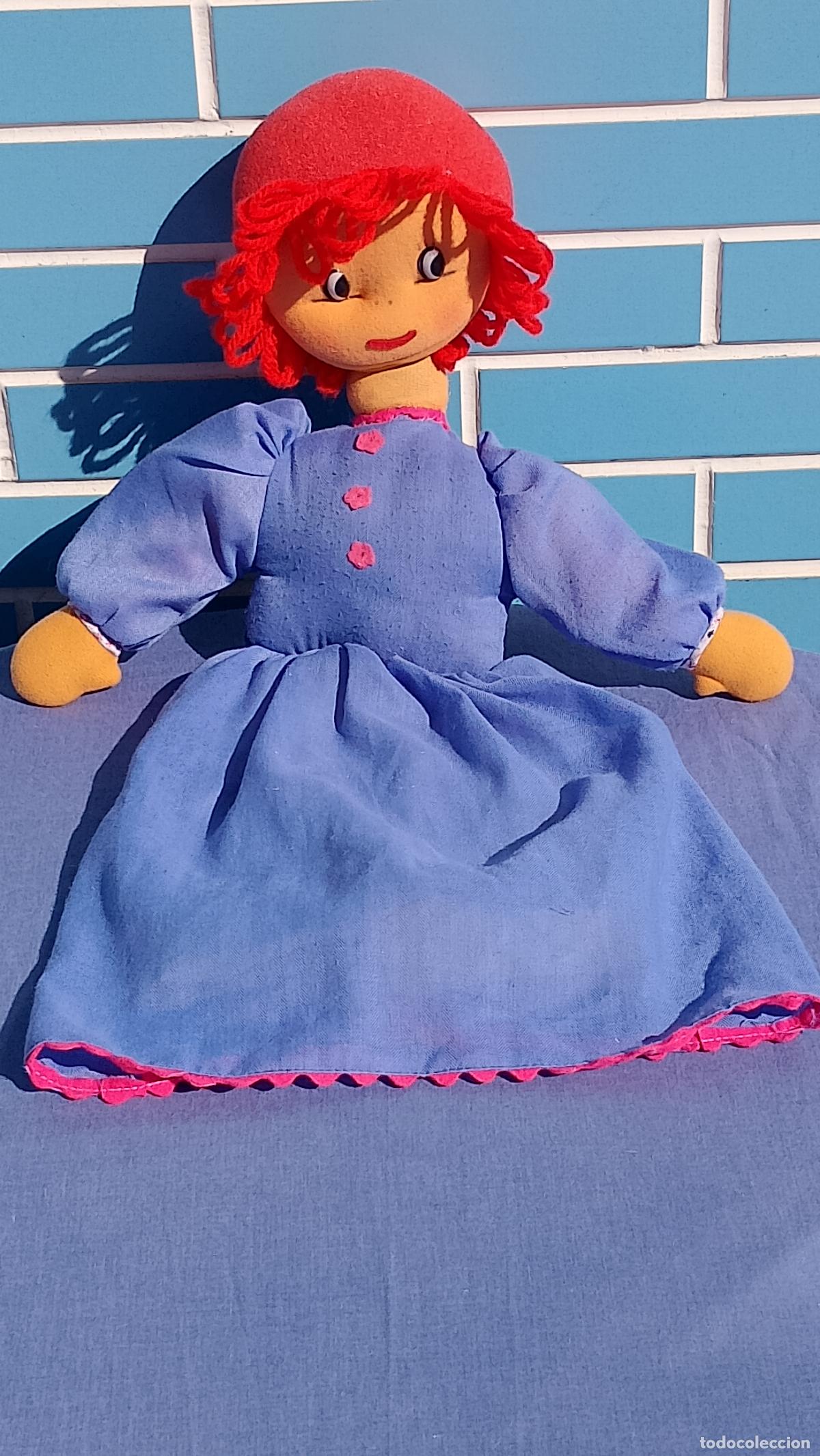 Mu&ntilde;ecas Espa&ntilde;olas Modernas: Antigua mu&ntilde;eca de tela Joimont Artesan&iacute;a guardapijamas