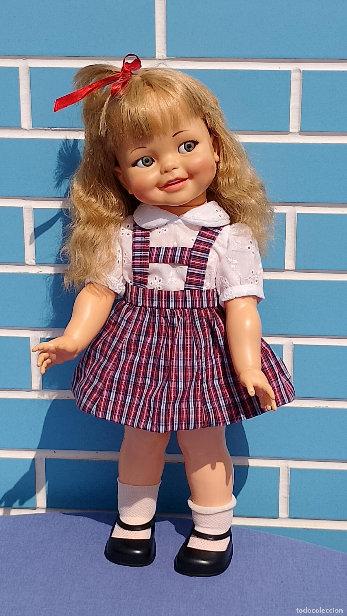 Mu&ntilde;ecas Espa&ntilde;olas Modernas: Antigua mu&ntilde;eca americana Giggles de Ideal Toy a&ntilde;os 60