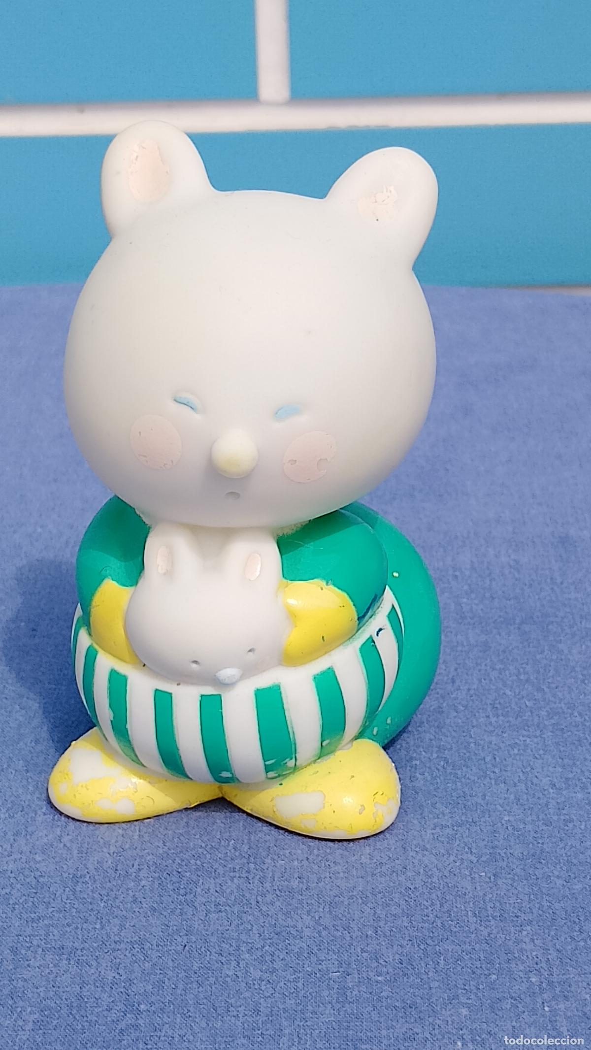 Mu&ntilde;ecas Espa&ntilde;olas Modernas: Antiguo mu&ntilde;eco de goma mam&aacute; canguro con beb&eacute; de Ampafrance