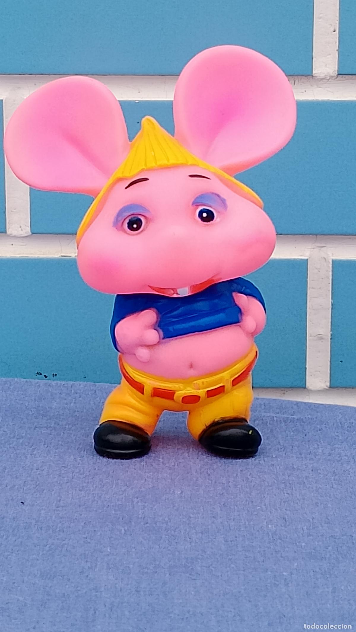 Mu&ntilde;ecas Espa&ntilde;olas Modernas: Antiguo mu&ntilde;eco Topo Gigio de goma de 14 cm