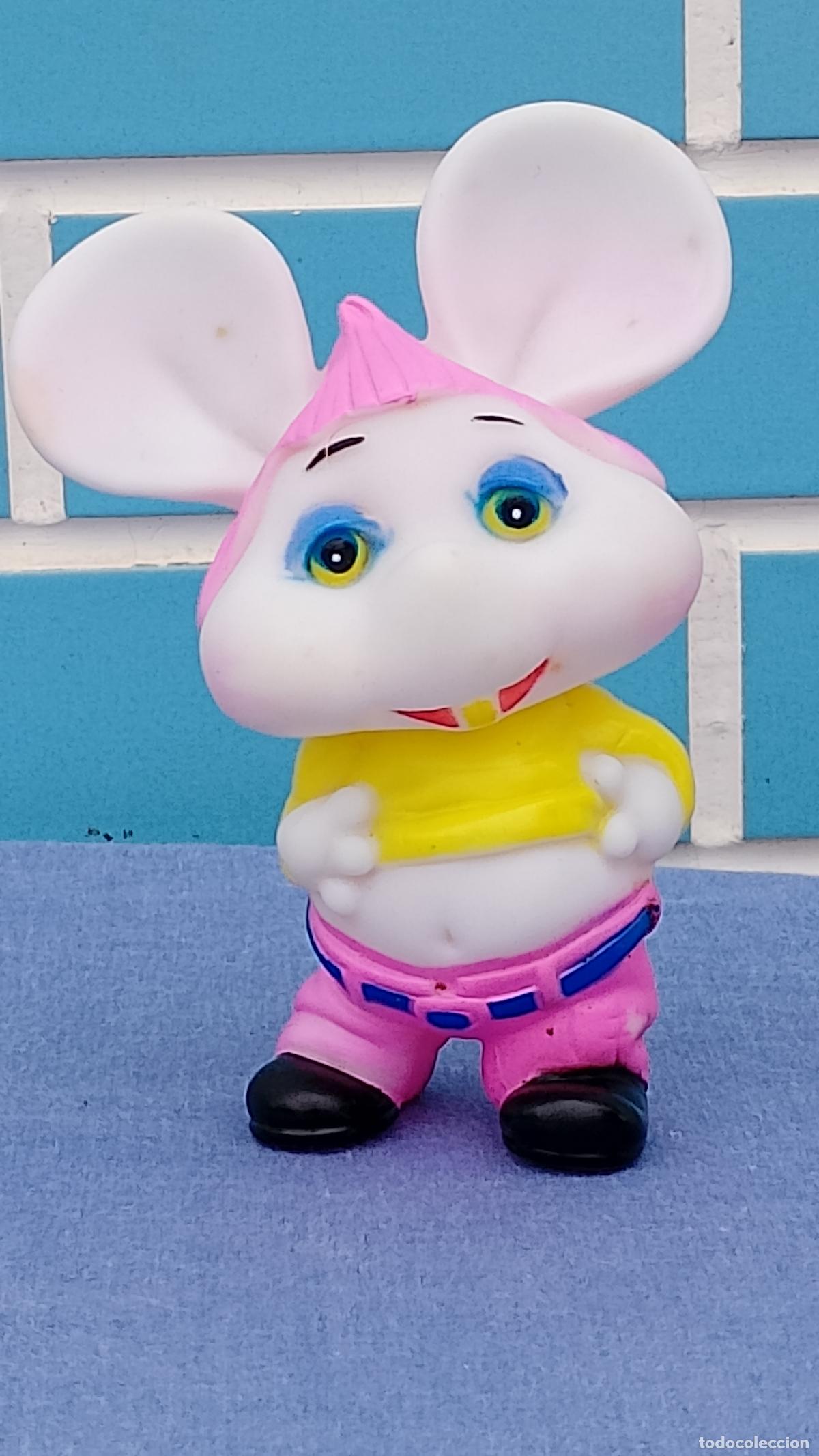 Mu&ntilde;ecas Espa&ntilde;olas Modernas: Antiguo mu&ntilde;eco Topo Gigio de goma de 14 cm