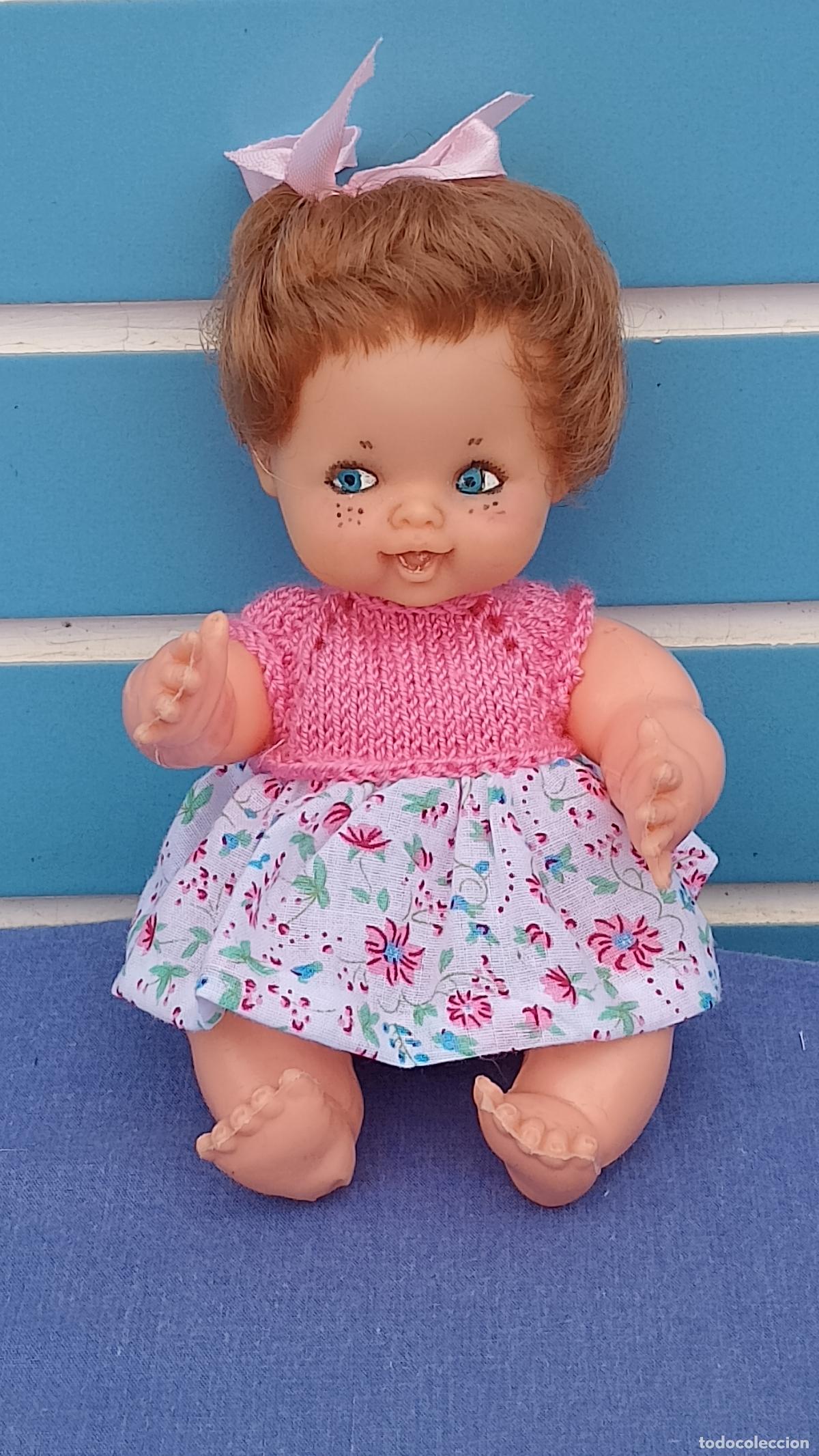 Mu&ntilde;ecas Espa&ntilde;olas Modernas: Mu&ntilde;eca antigua de Mu&ntilde;ecas Arlequ&iacute;n Guillem y Vicedo, de 20 cm