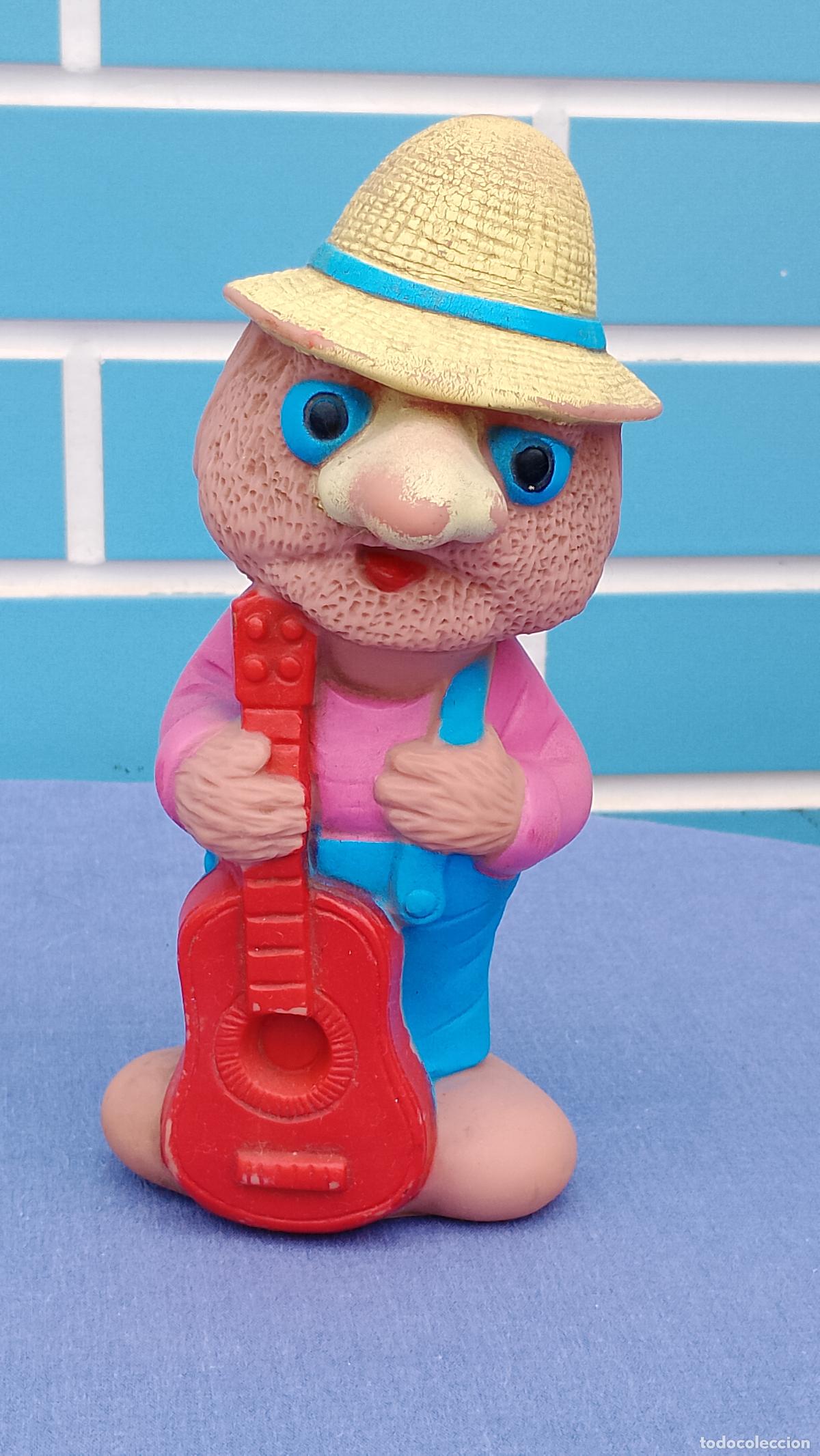 Mu&ntilde;ecas Espa&ntilde;olas Modernas: Antiguo mu&ntilde;eco de goma Don Pimp&oacute;n de Barrio S&eacute;samo de Jugasa, a&ntilde;os 70