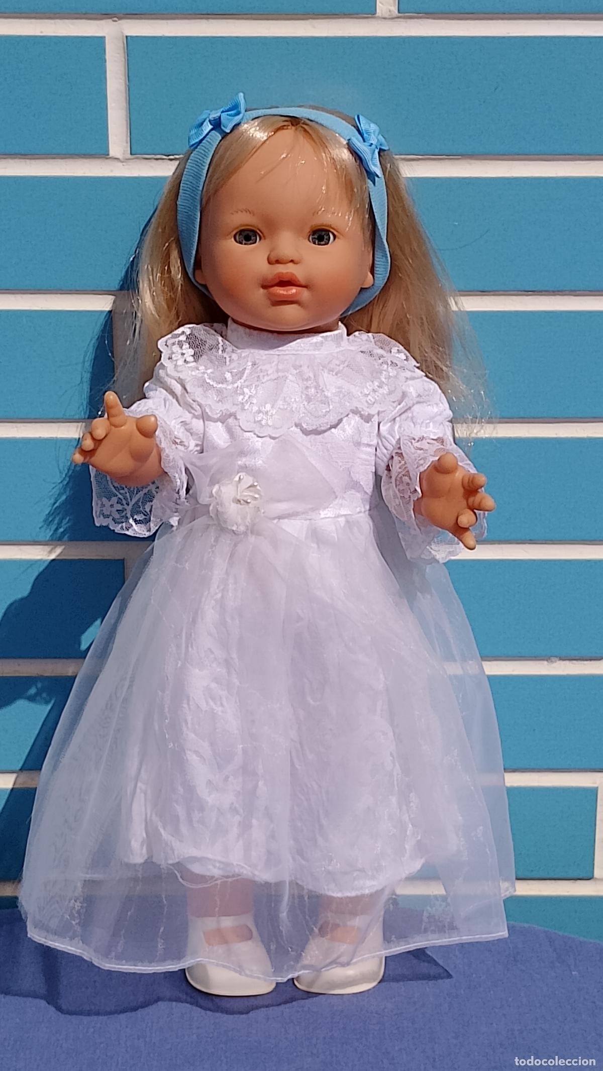 Mu&ntilde;ecas espa&ntilde;olas modernas: Antigua mu&ntilde;eca de comuni&oacute;n M. Guca - Foto 1