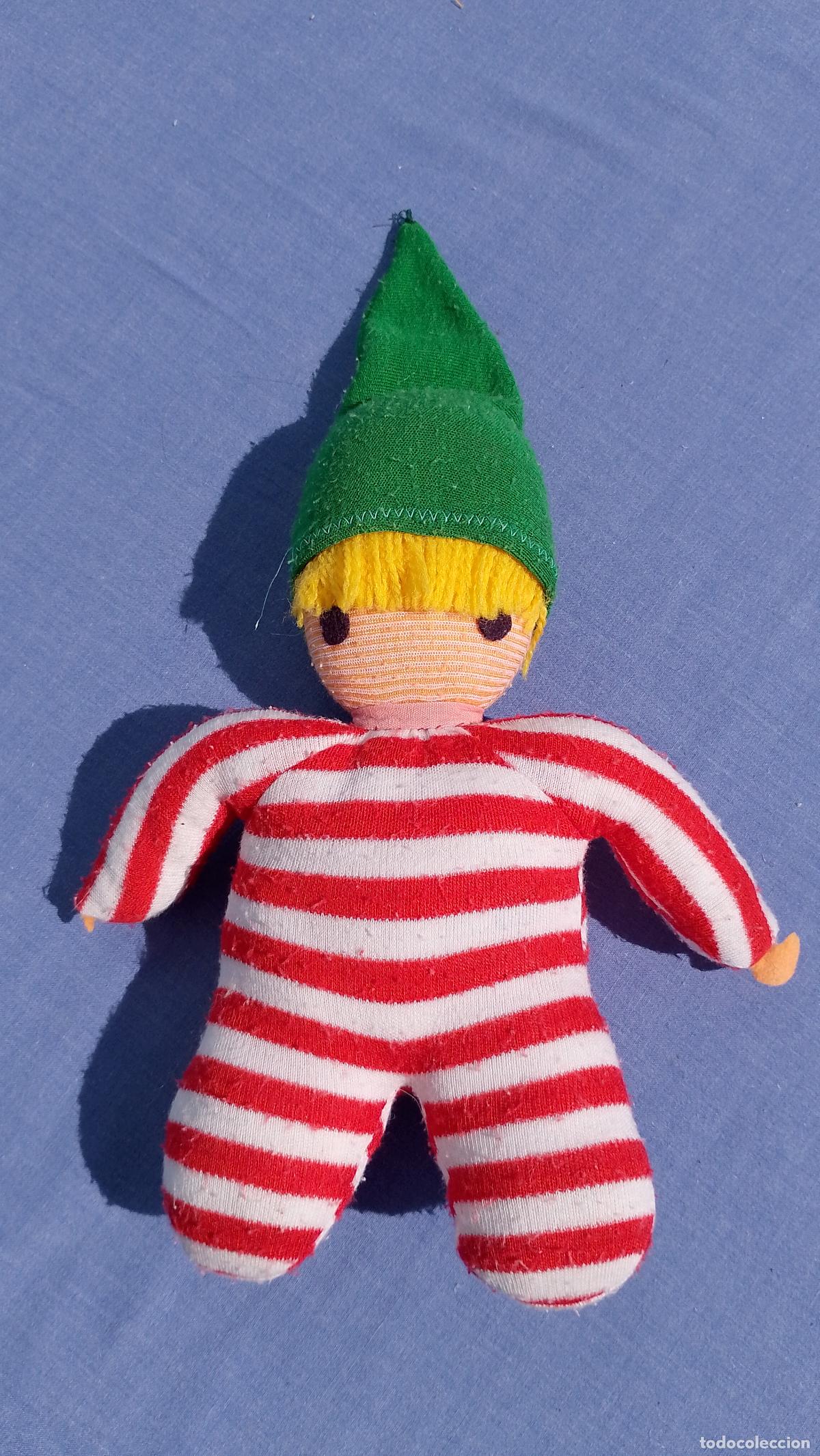 Mu&ntilde;ecas Espa&ntilde;olas Modernas: Antiguo mu&ntilde;eco duende o elfo navide&ntilde;o