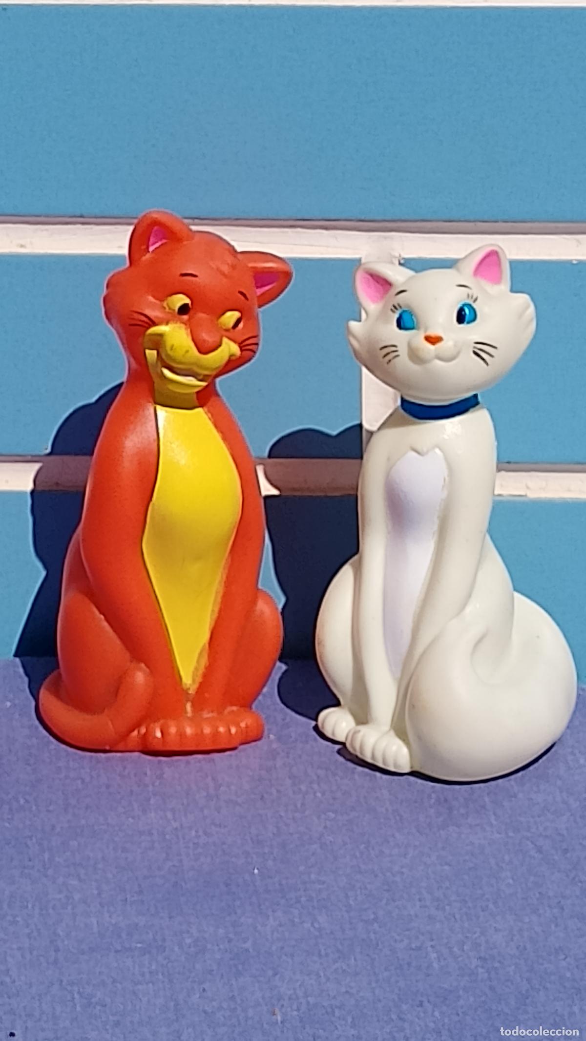 Mu&ntilde;ecas Espa&ntilde;olas Modernas: Antiguos mu&ntilde;ecos gatos O'Malley y Duquesa de los Aristogatos de Disney