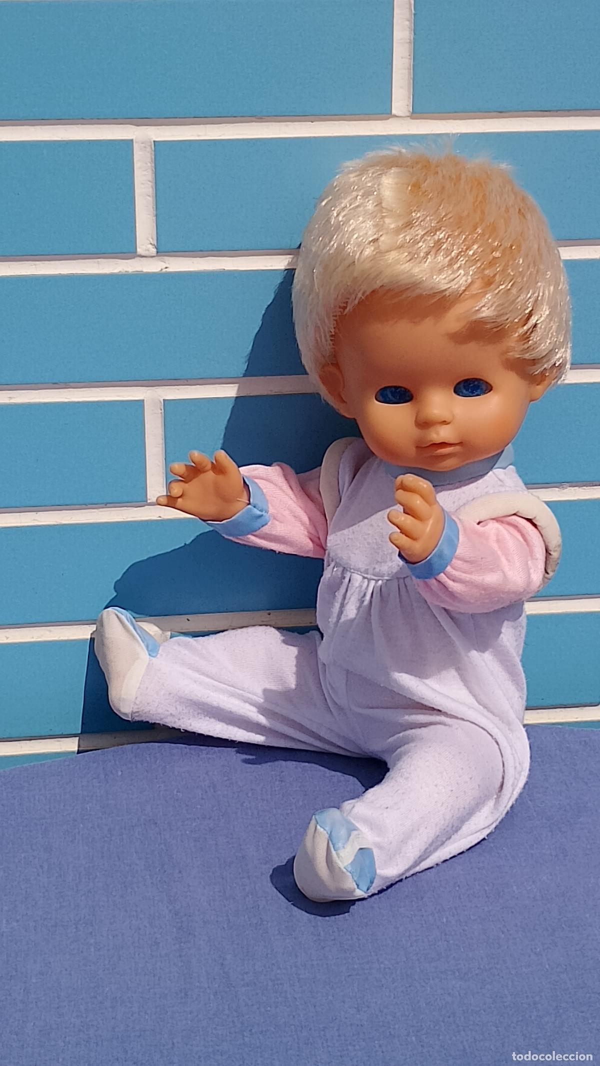 Mu&ntilde;ecas Espa&ntilde;olas Modernas: Antiguo mu&ntilde;eco Baby Spay beb&eacute; entero de goma