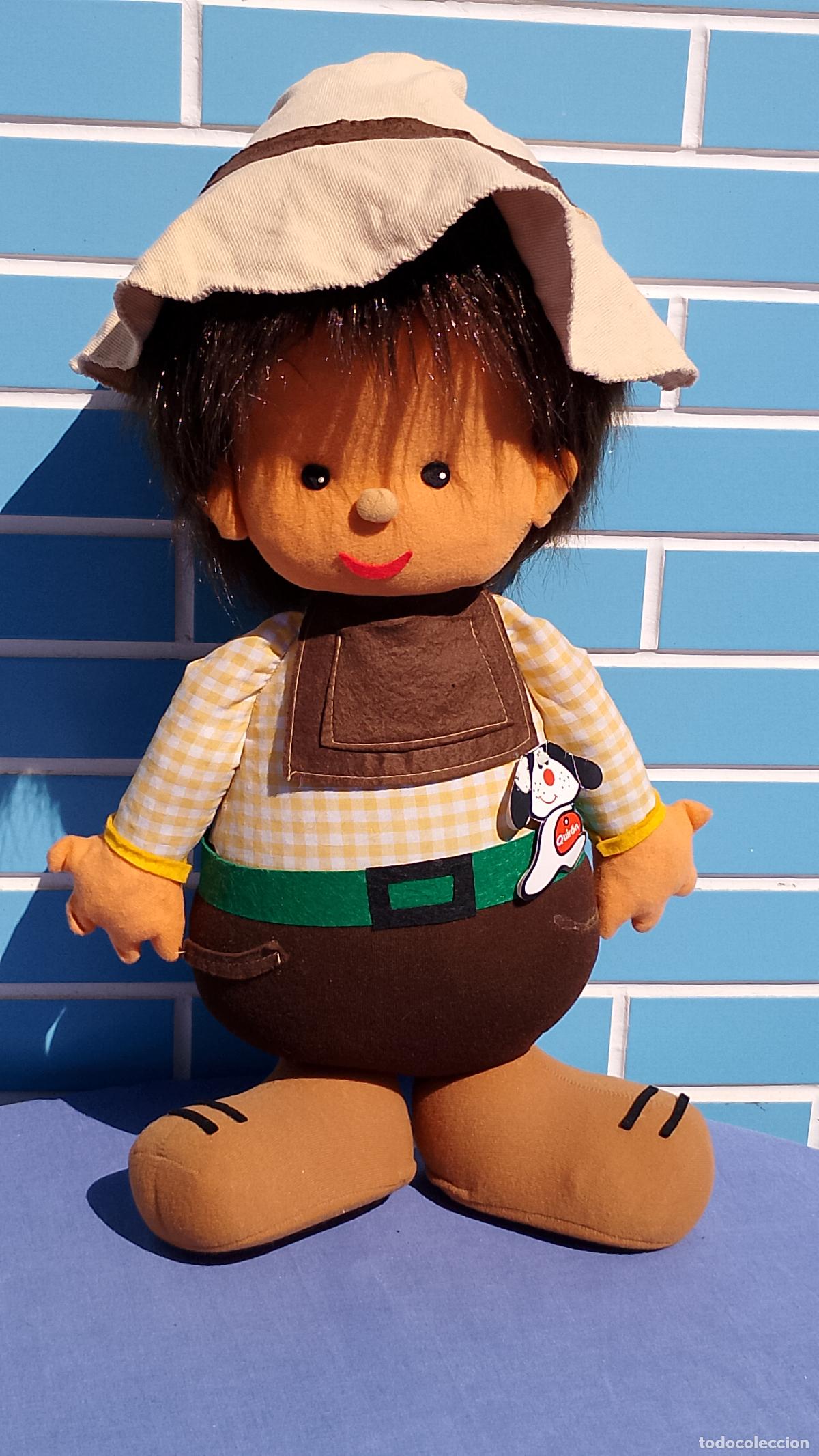 Mu&ntilde;ecas Espa&ntilde;olas Modernas: Antiguo mu&ntilde;eco grande vaquero o granjero de Quir&oacute;n