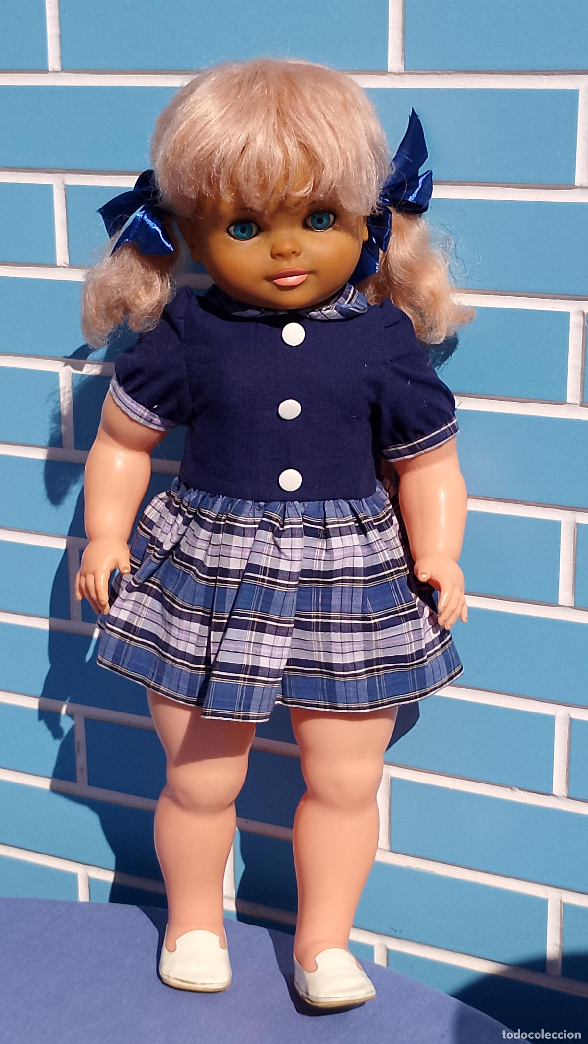 Mu&ntilde;ecas Espa&ntilde;olas Modernas: Antigua mu&ntilde;eca Celeste de B.B. de 60 cm de los a&ntilde;os 60