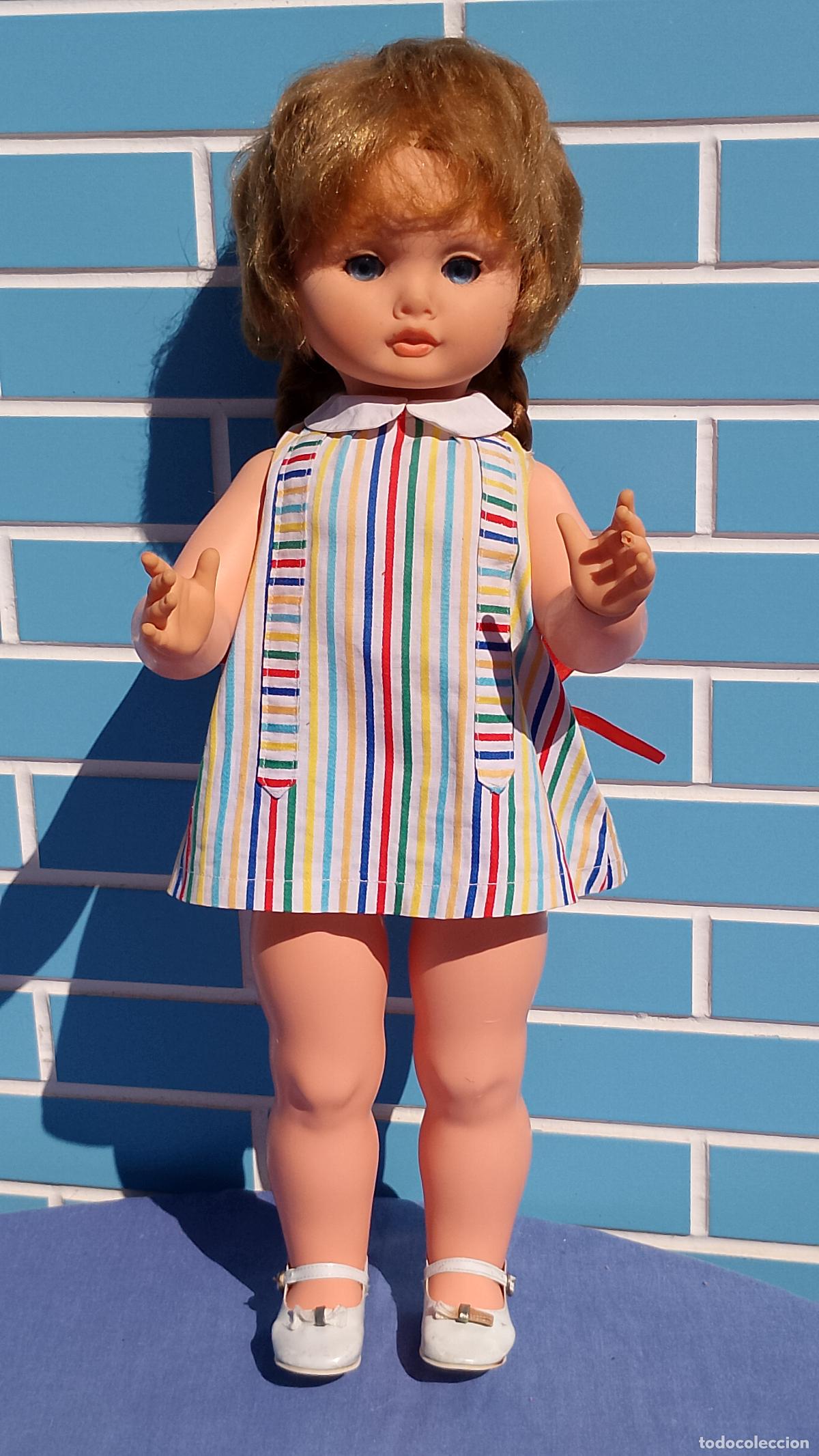 Mu&ntilde;ecas Espa&ntilde;olas Modernas: Antigua mu&ntilde;eca Cristina de Novo Gama de los a&ntilde;os 60 de 60 cm