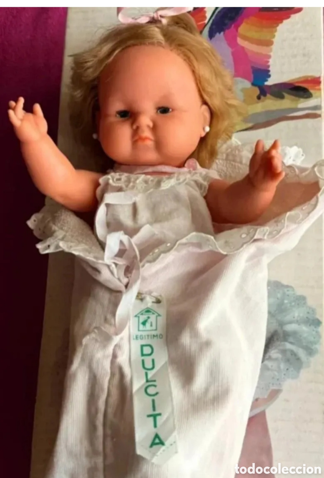 Mu&ntilde;ecas Espa&ntilde;olas Modernas: Mu&ntilde;eca DULCITA a&ntilde;os 60 en caja original