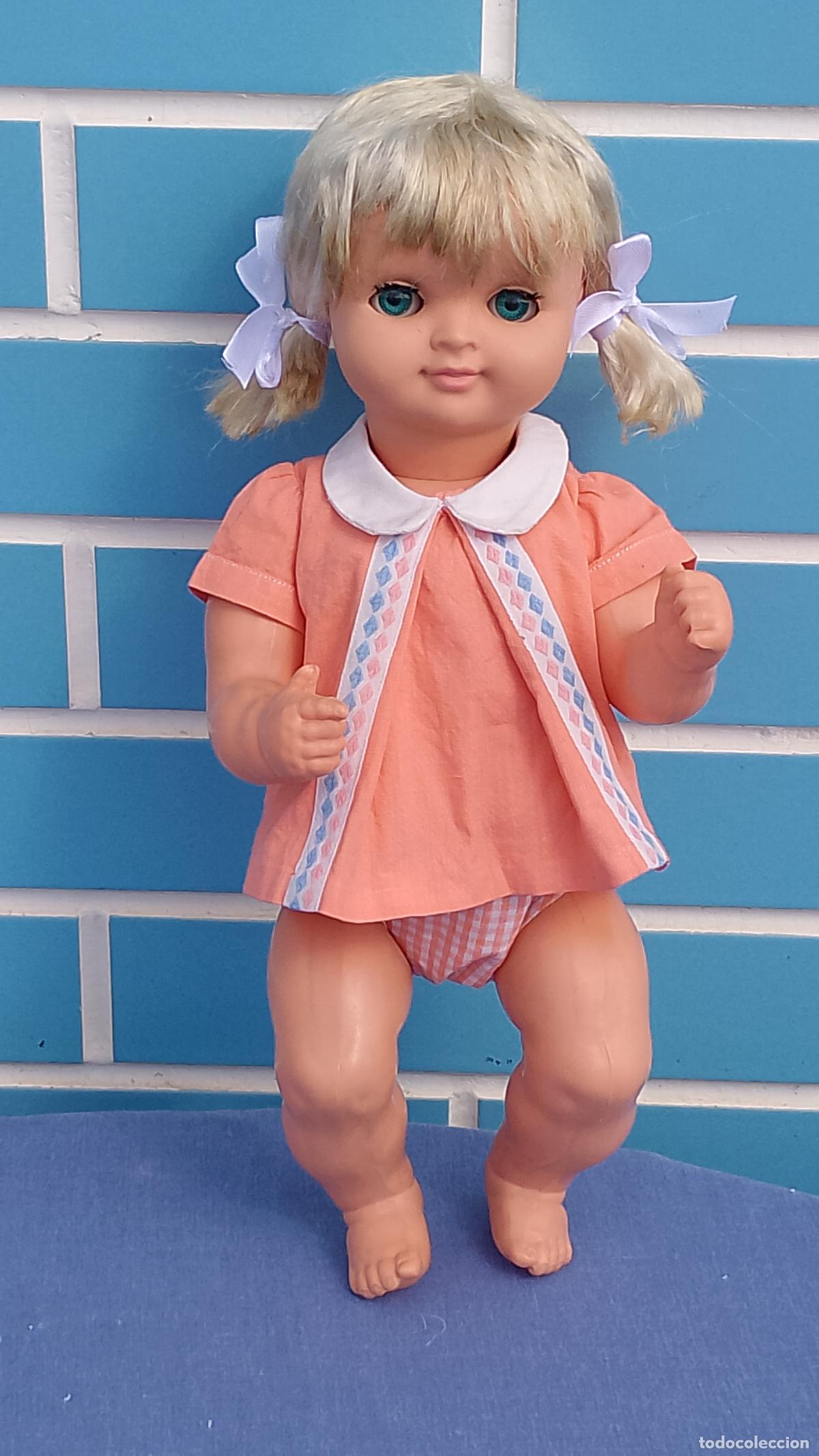 Mu&ntilde;ecas Espa&ntilde;olas Modernas: Antigua mu&ntilde;eca Luisita de Ib&eacute;rica Comercial Icsa de los a&ntilde;os 50