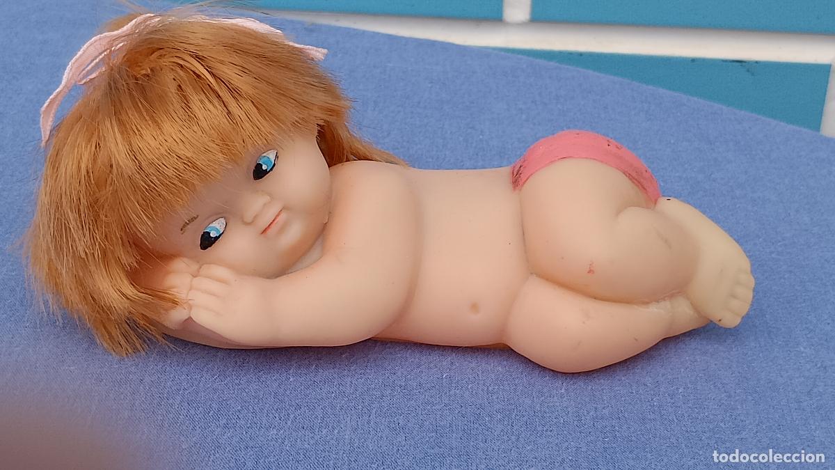 Mu&ntilde;ecas Espa&ntilde;olas Modernas: Antiguo mu&ntilde;eco beb&eacute; tumbado de goma