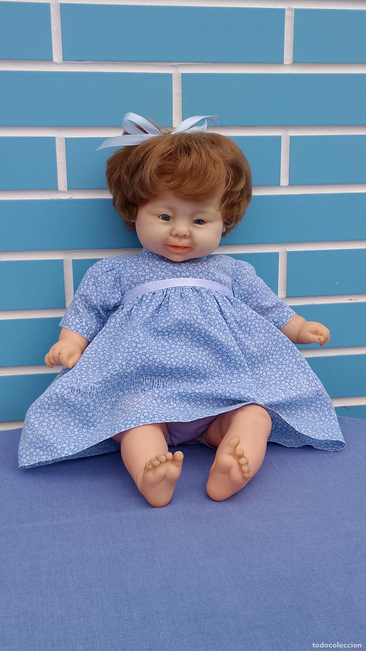 Mu&ntilde;ecas Espa&ntilde;olas Modernas: Antigua mu&ntilde;eca beb&eacute; de los a&ntilde;os 60 de 50 cm