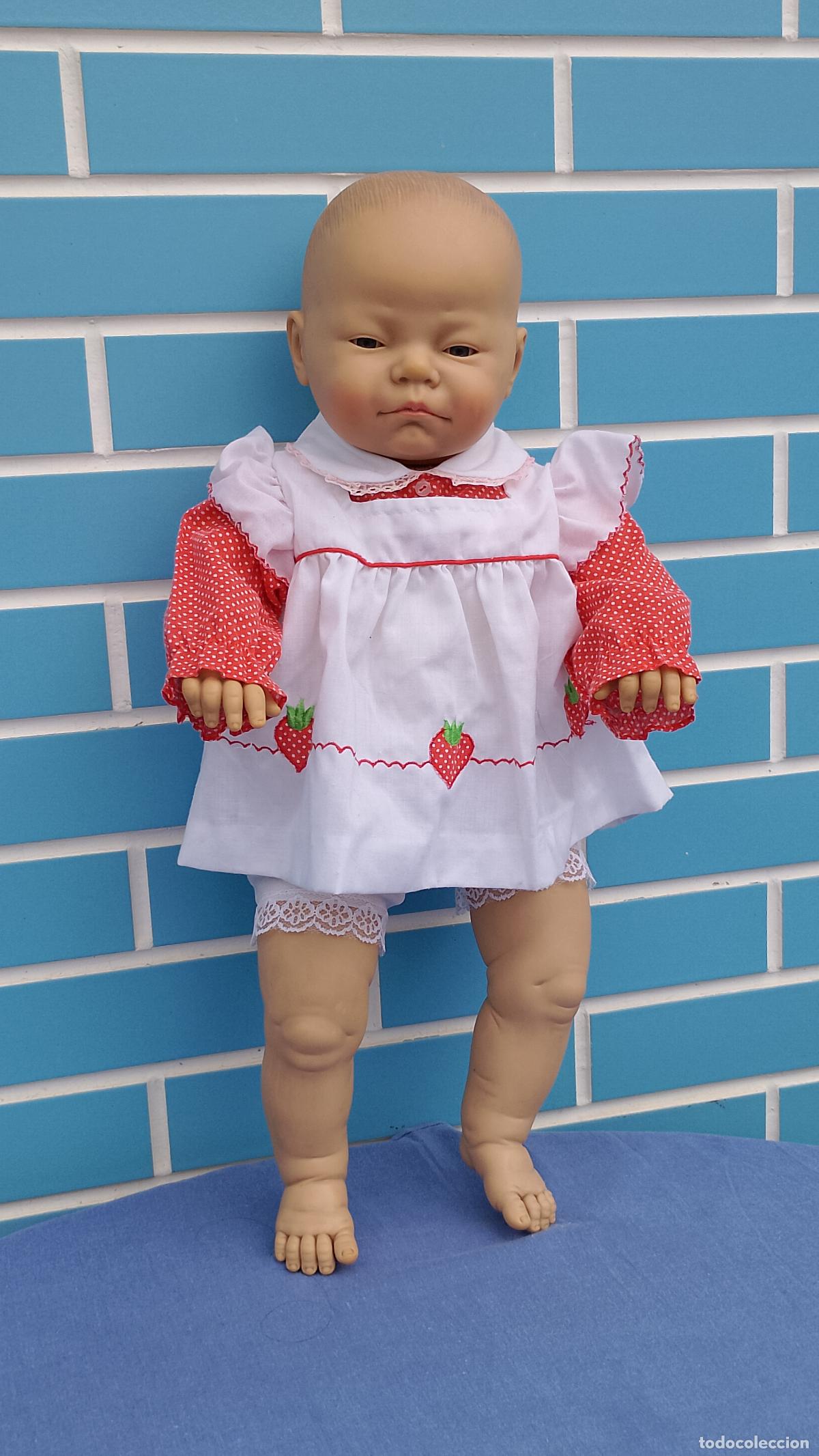 Mu&ntilde;ecas Espa&ntilde;olas Modernas: Antiguo mu&ntilde;eco beb&eacute; oriental o chino realista de Antonio Juan