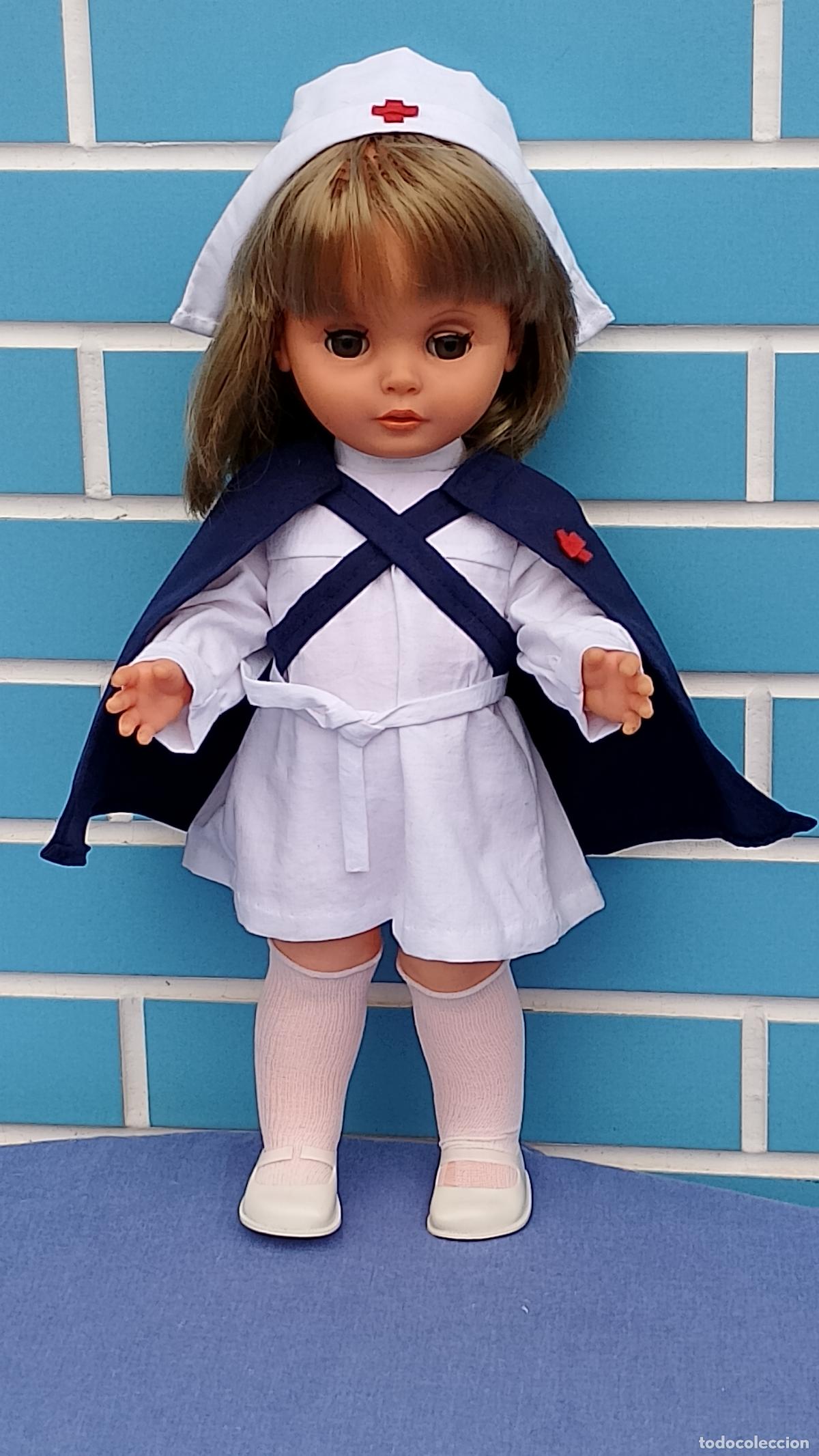 Mu&ntilde;ecas Espa&ntilde;olas Modernas: Antigua mu&ntilde;eca Kati Enfermera de Ib&eacute;rica Comercial Icsa