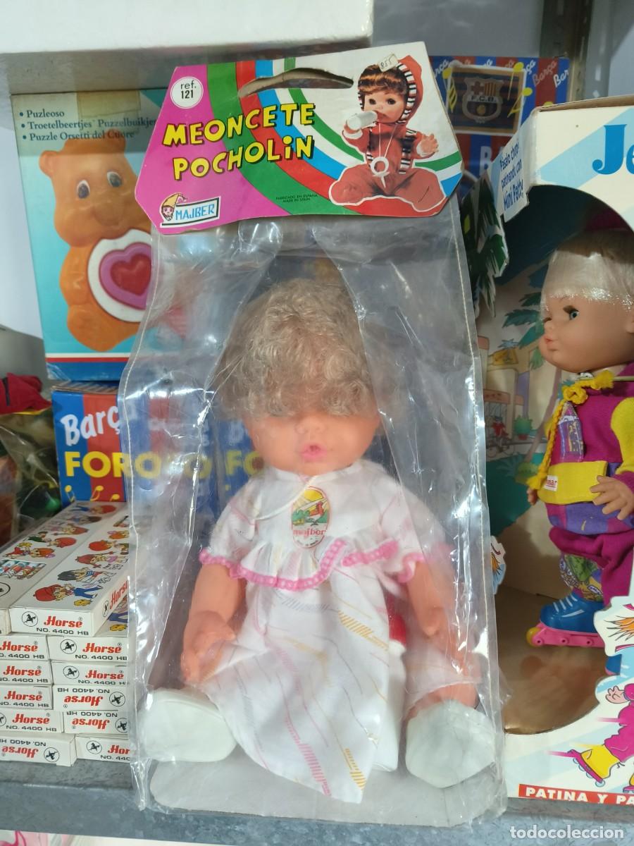 Mu&ntilde;ecas Espa&ntilde;olas Modernas: Ocasion coleccionistas ! Antiguo mu&ntilde;eco mu&ntilde;eca beb&eacute; Meoncete Pochol&iacute;n Majber a&ntilde;os 70 80 sin abrir