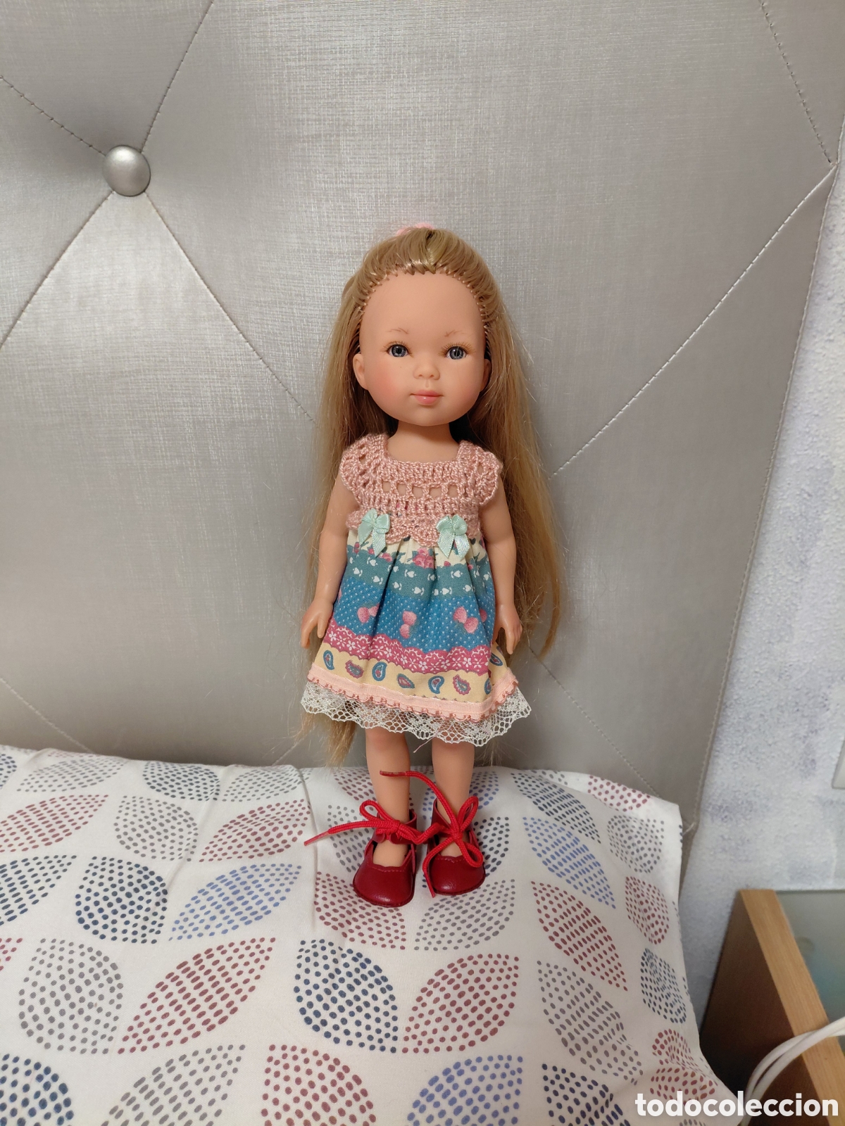 Mu&ntilde;ecas Espa&ntilde;olas Modernas: Mu&ntilde;eca marca Vestida de azul