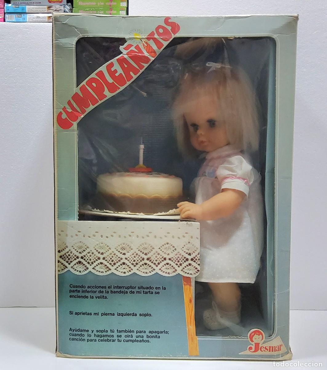 Mu&ntilde;ecas Espa&ntilde;olas Modernas: MU&Ntilde;ECA CUMPLEA&Ntilde;ITOS JESMAR A&Ntilde;OS 70 CON LUZ