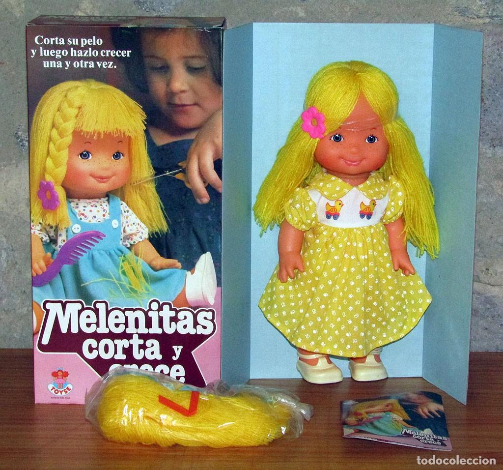 Mu&ntilde;ecas Espa&ntilde;olas Modernas: ANTIGUA MU&Ntilde;ECA MELENITAS CORTA Y CRECE, DE TOYSE - NUEVA Y EN SU CAJA - A&Ntilde;OS 70 - PELO AMARILLO