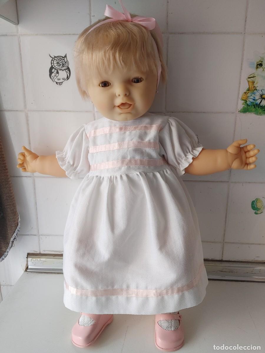 Mu&ntilde;ecas Espa&ntilde;olas Modernas: mu&ntilde;eca antigua bebe minene caricias de berjusa,mide 60 ctm,no funciona
